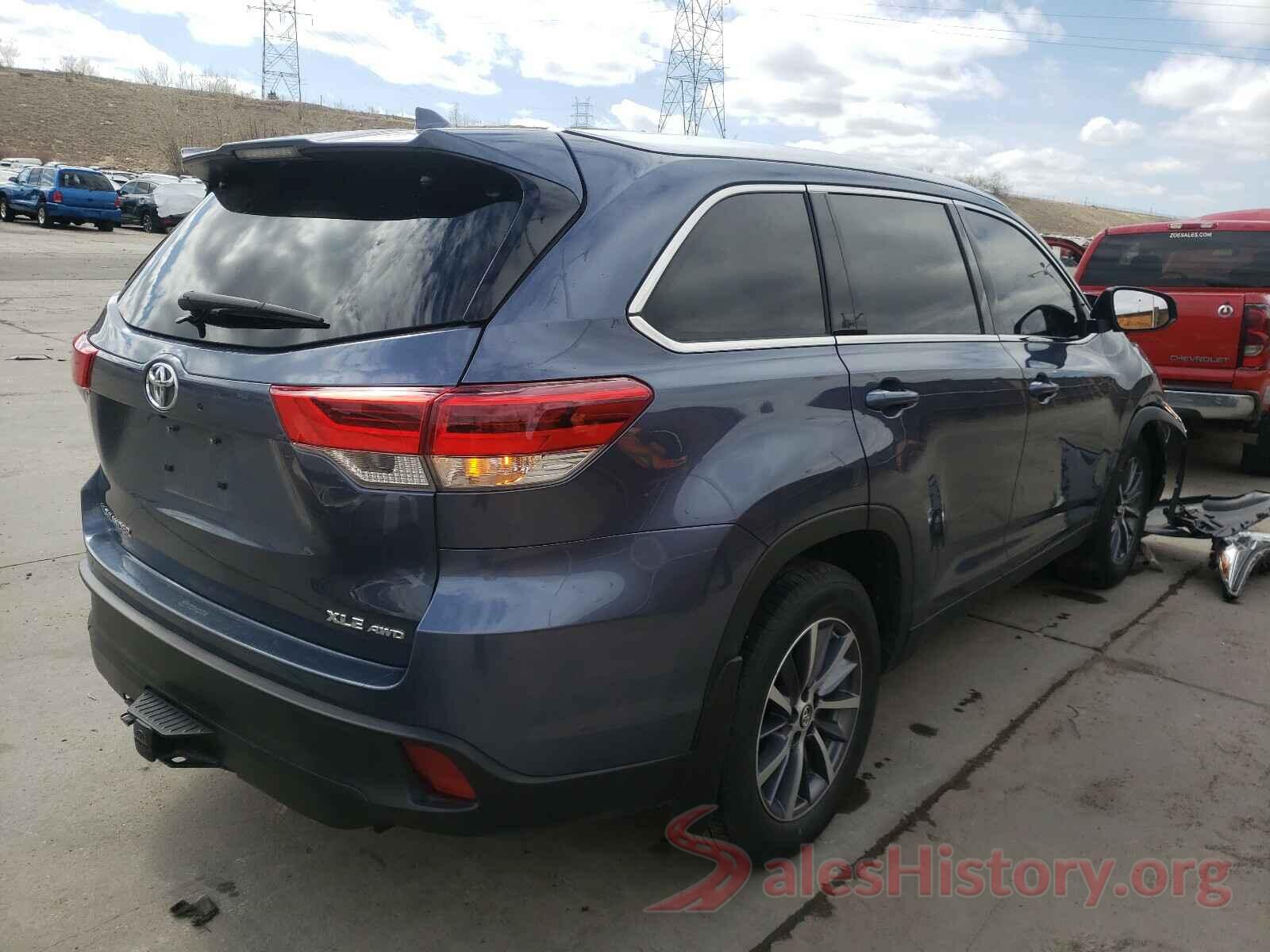 5TDJZRFH0KS987758 2019 TOYOTA HIGHLANDER