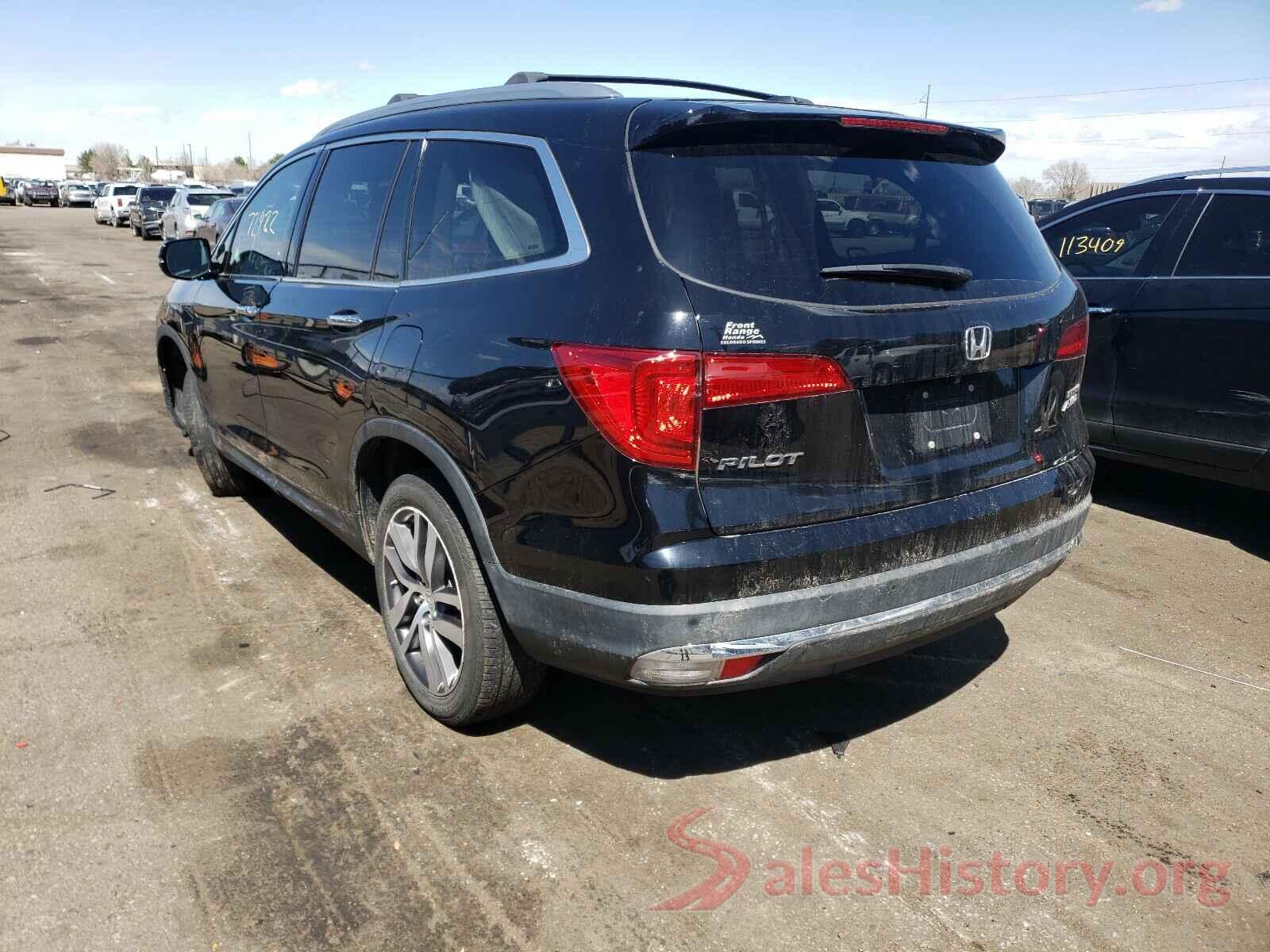 5FNYF6H95GB117897 2016 HONDA PILOT