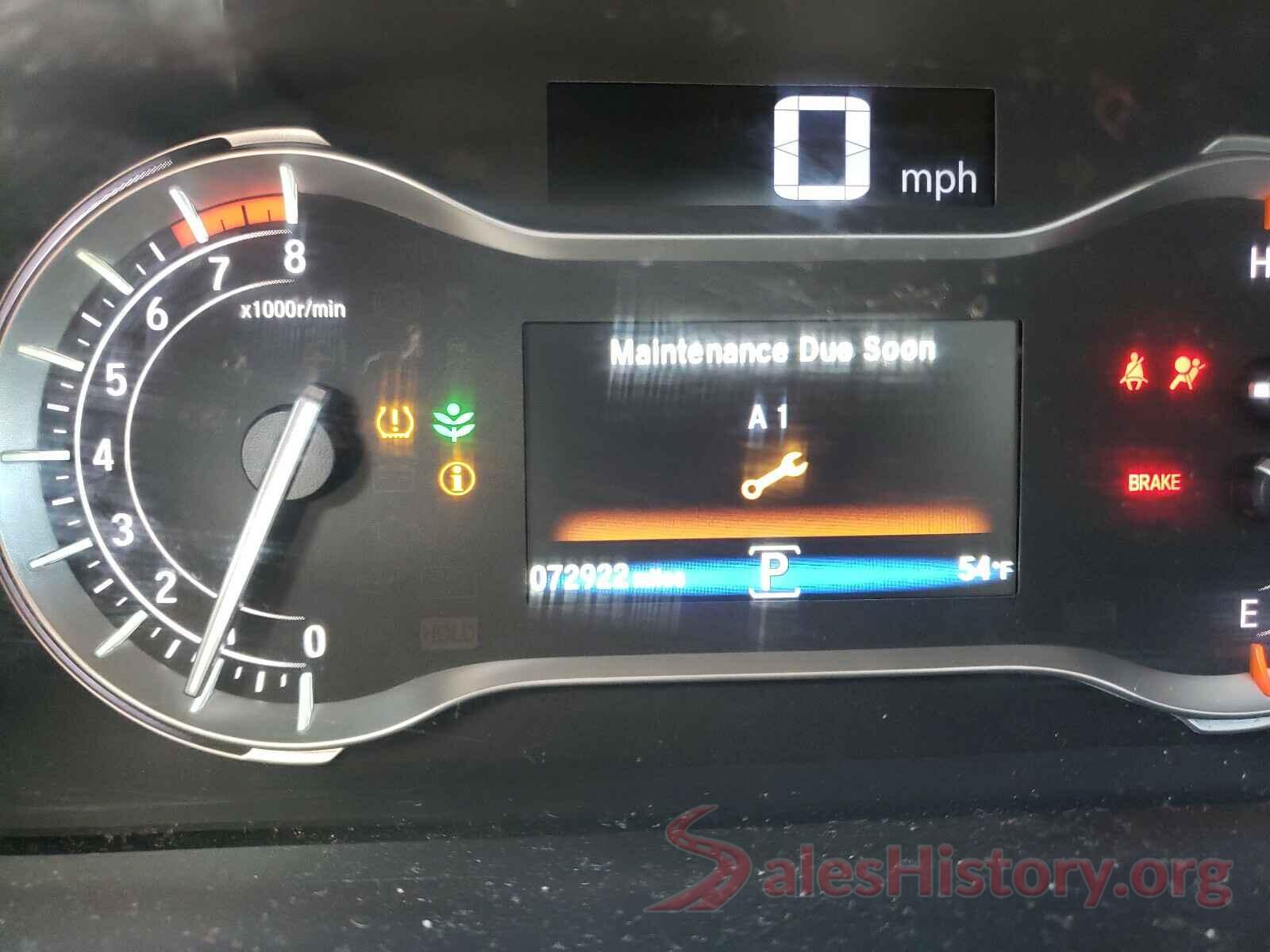 5FNYF6H95GB117897 2016 HONDA PILOT