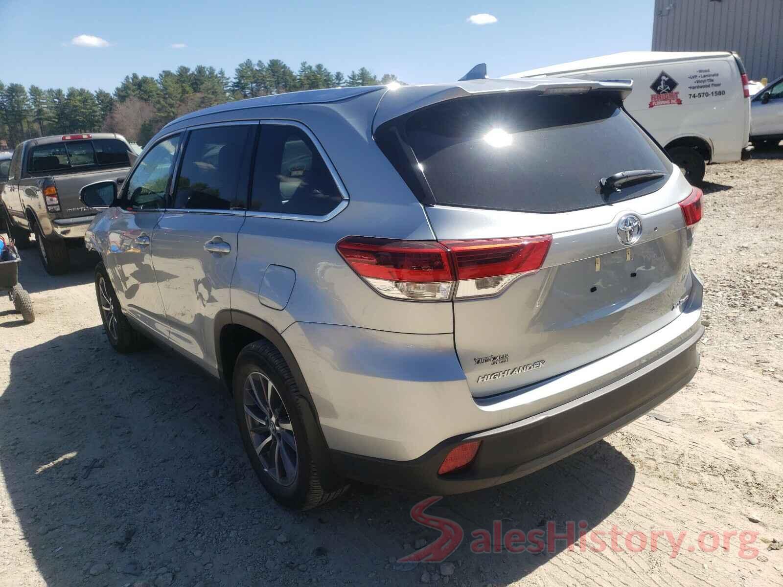 5TDJZRFH7KS606830 2019 TOYOTA HIGHLANDER