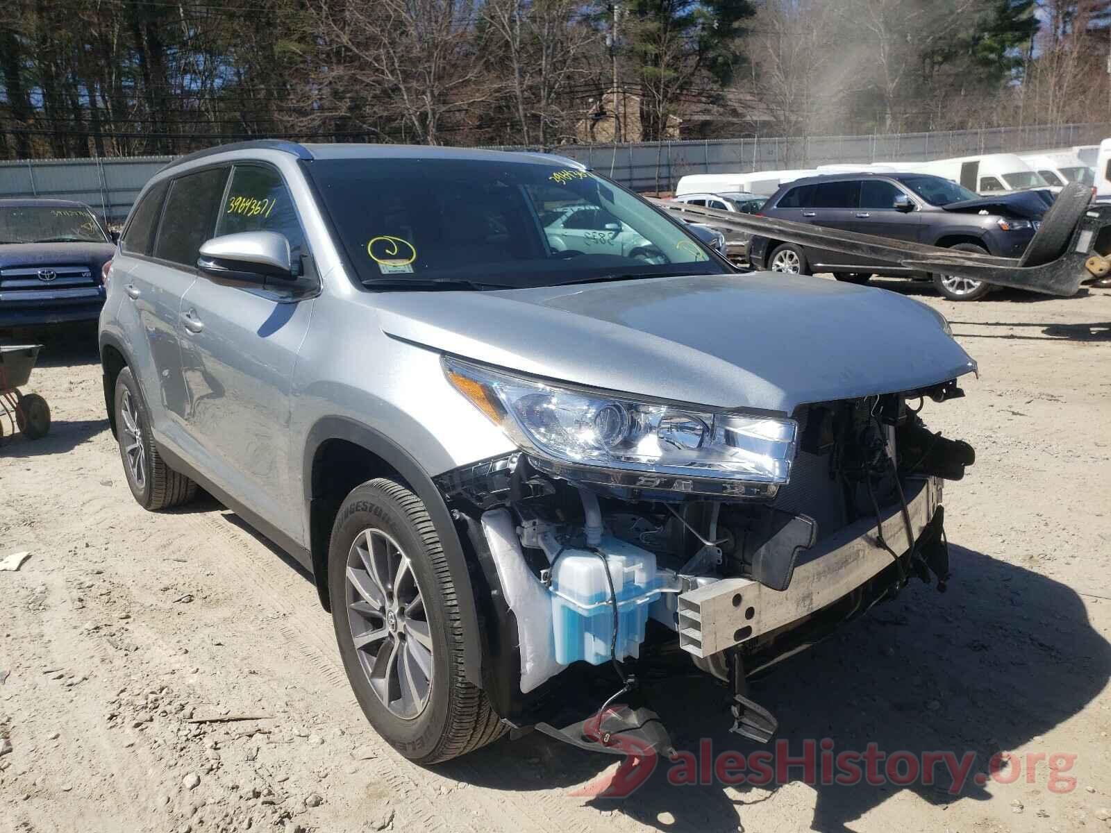 5TDJZRFH7KS606830 2019 TOYOTA HIGHLANDER