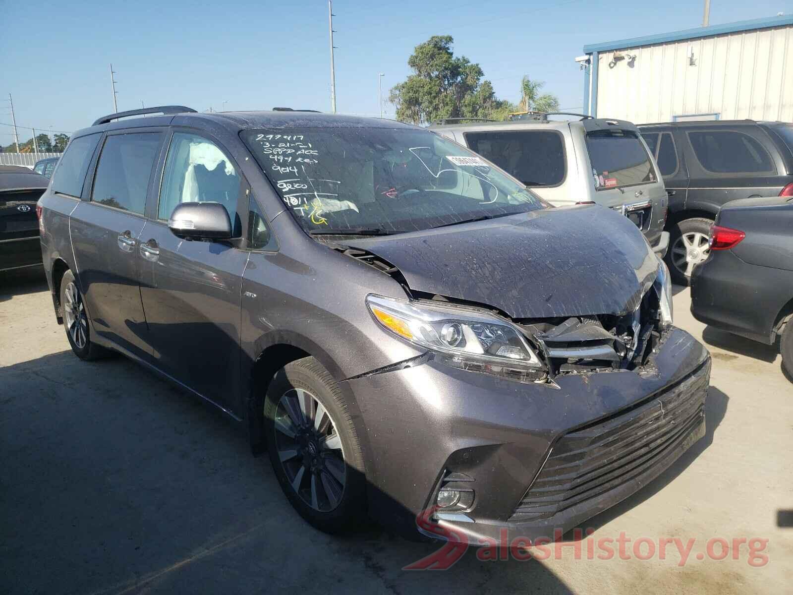 5TDDZ3DC2KS218325 2019 TOYOTA SIENNA