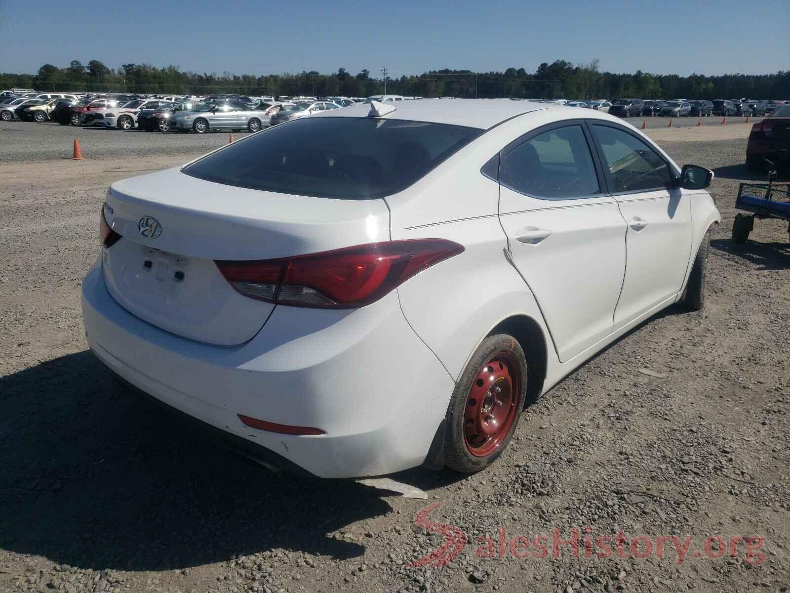 KMHDH4AH2GU652445 2016 HYUNDAI ELANTRA