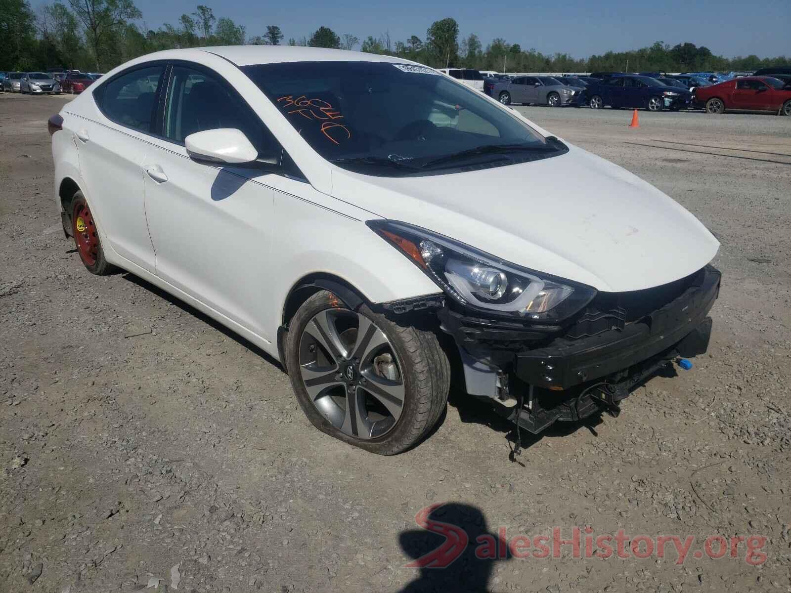 KMHDH4AH2GU652445 2016 HYUNDAI ELANTRA