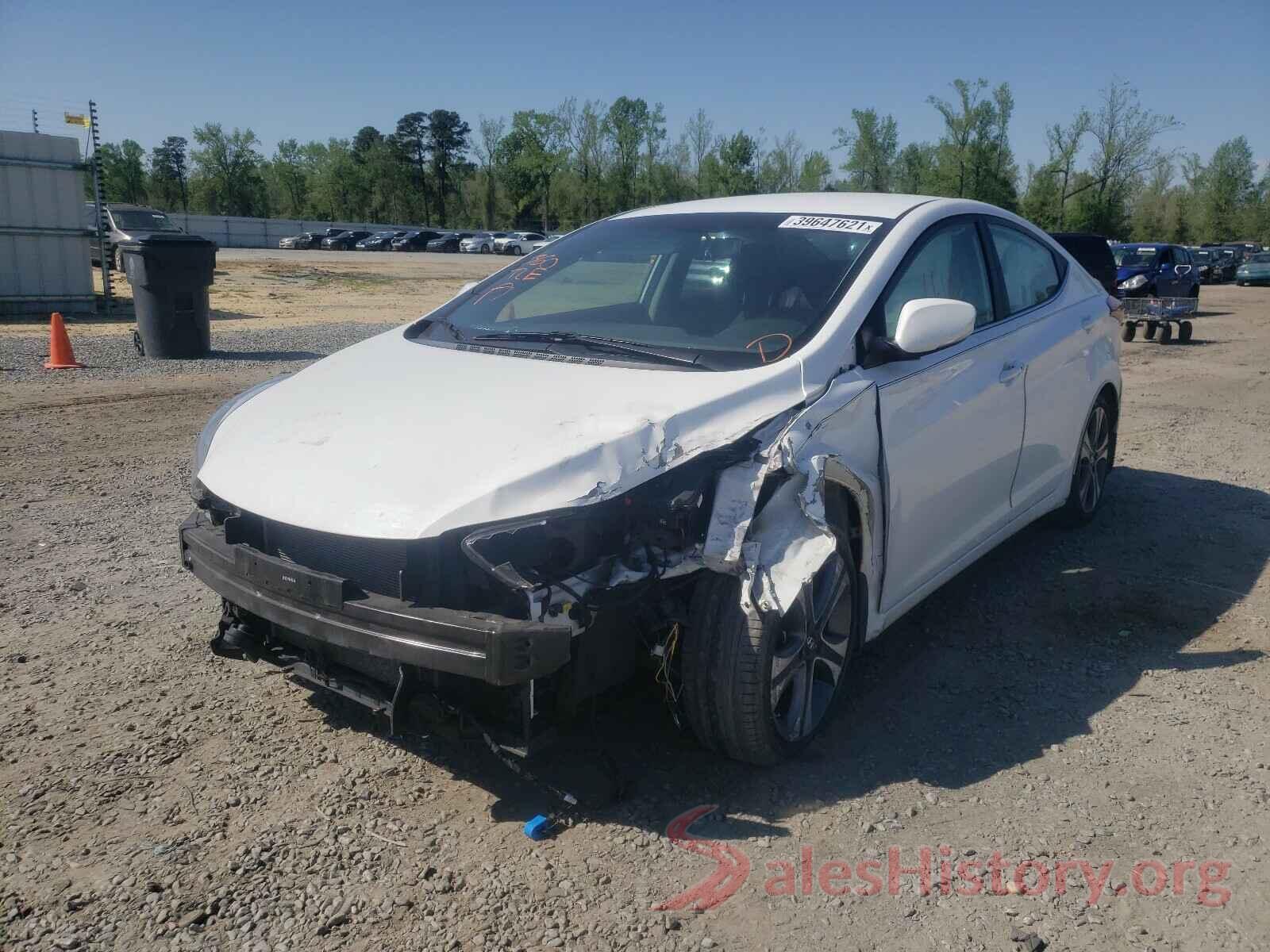 KMHDH4AH2GU652445 2016 HYUNDAI ELANTRA