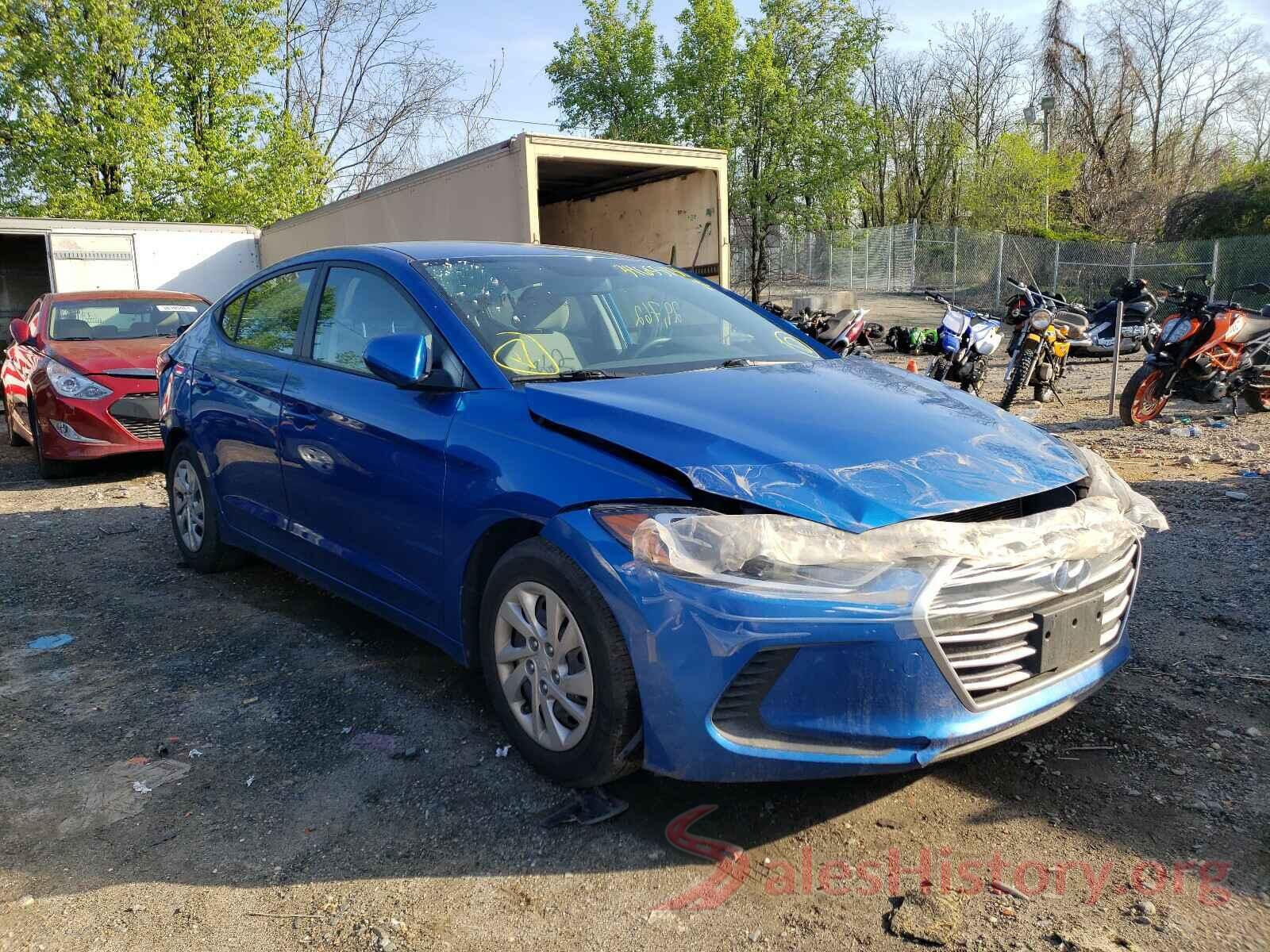 KMHD74LF0HU120739 2017 HYUNDAI ELANTRA