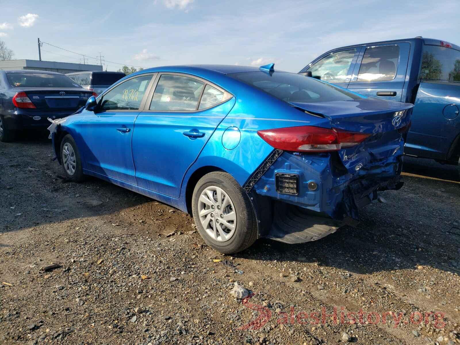 KMHD74LF0HU120739 2017 HYUNDAI ELANTRA