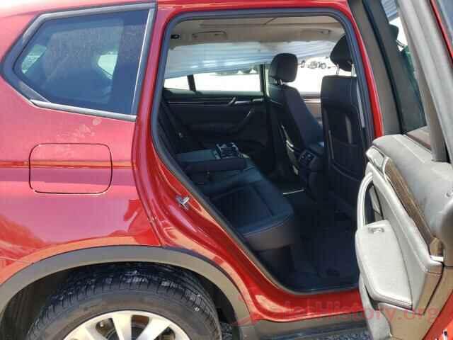 5UXWX9C55H0T06333 2017 BMW X3