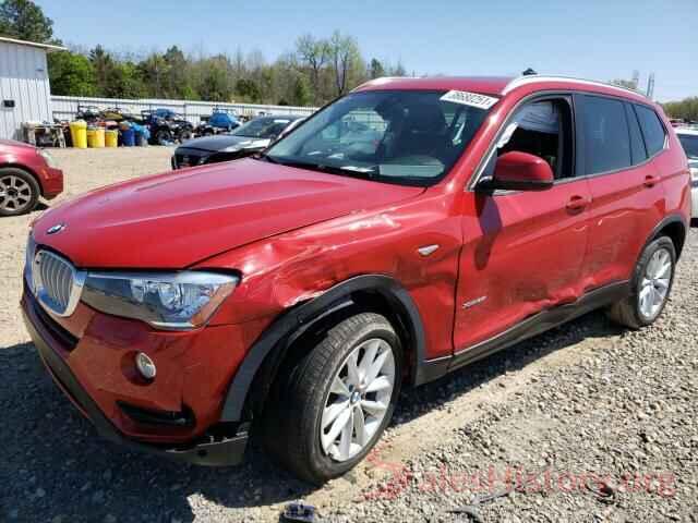 5UXWX9C55H0T06333 2017 BMW X3