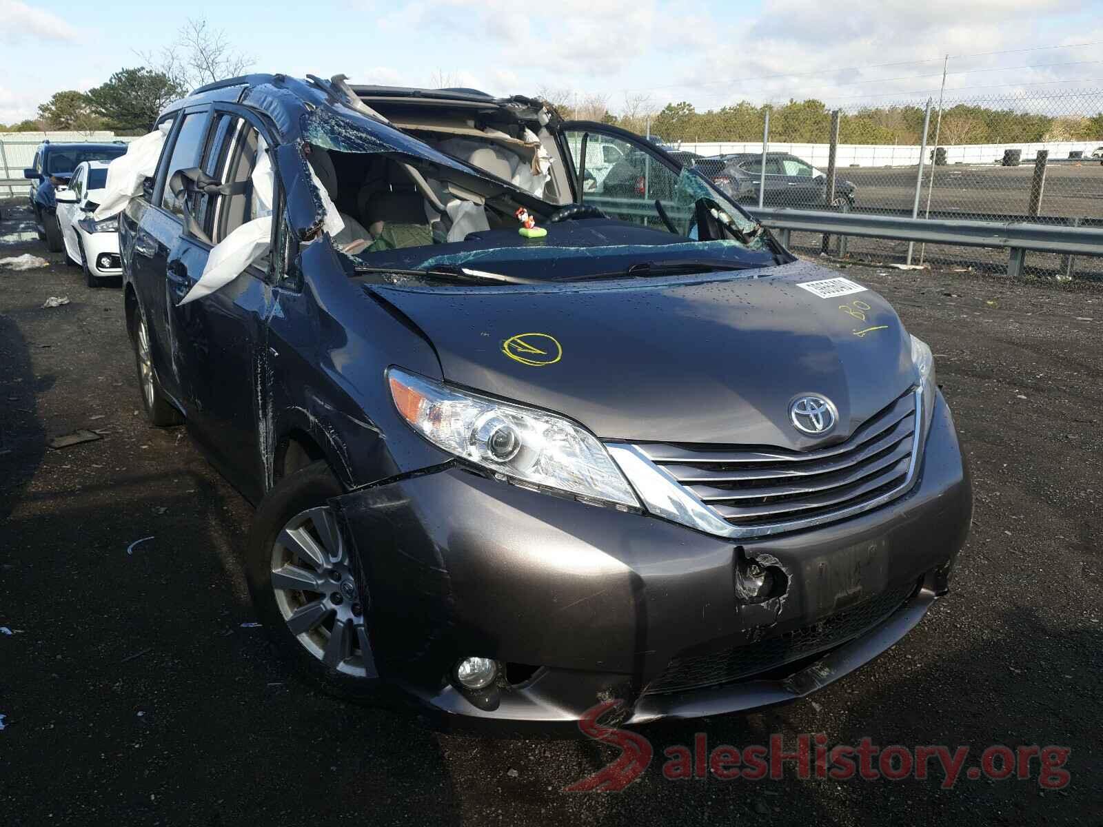 5TDDZ3DC4HS157780 2017 TOYOTA SIENNA