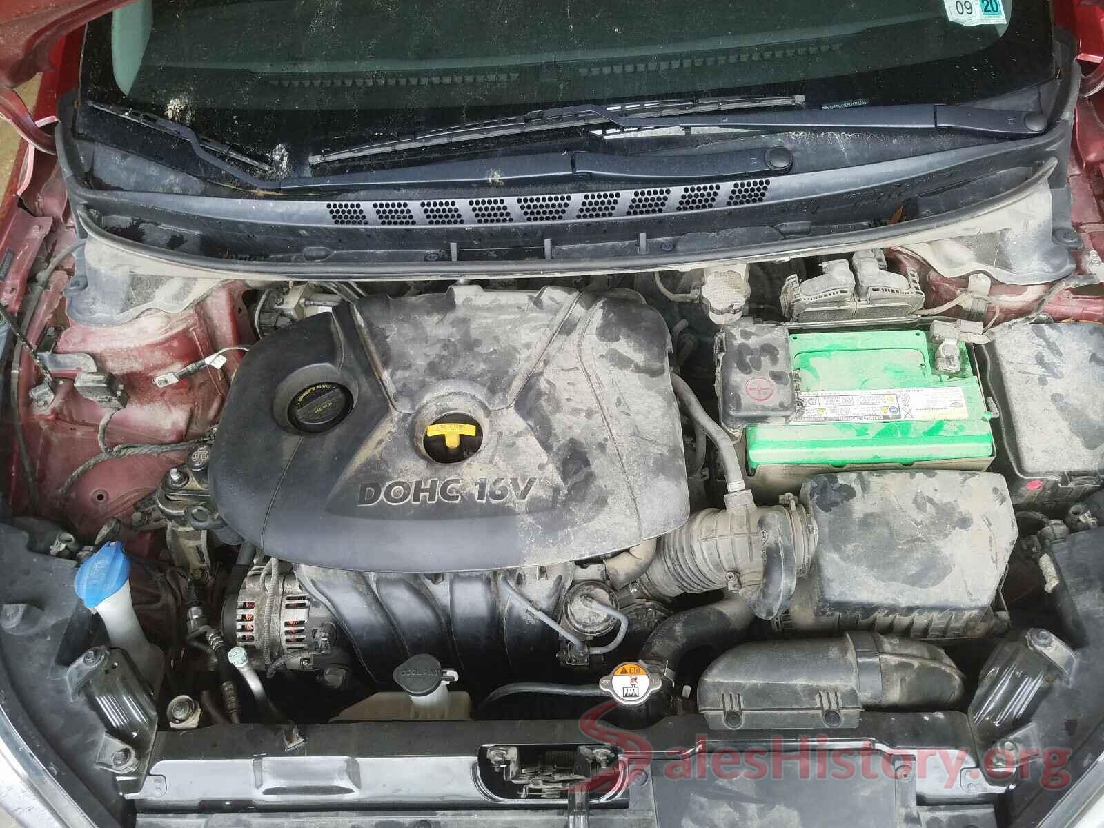 5NPDH4AE8GH712233 2016 HYUNDAI ELANTRA