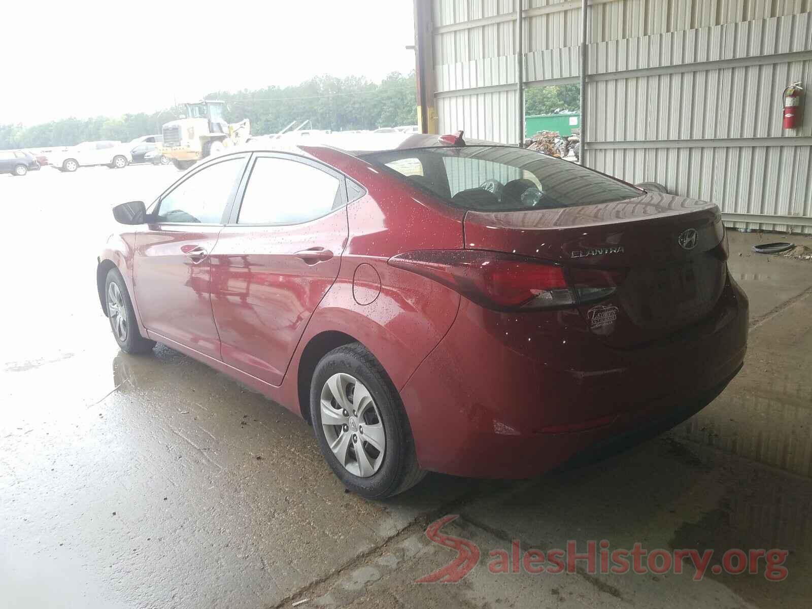 5NPDH4AE8GH712233 2016 HYUNDAI ELANTRA