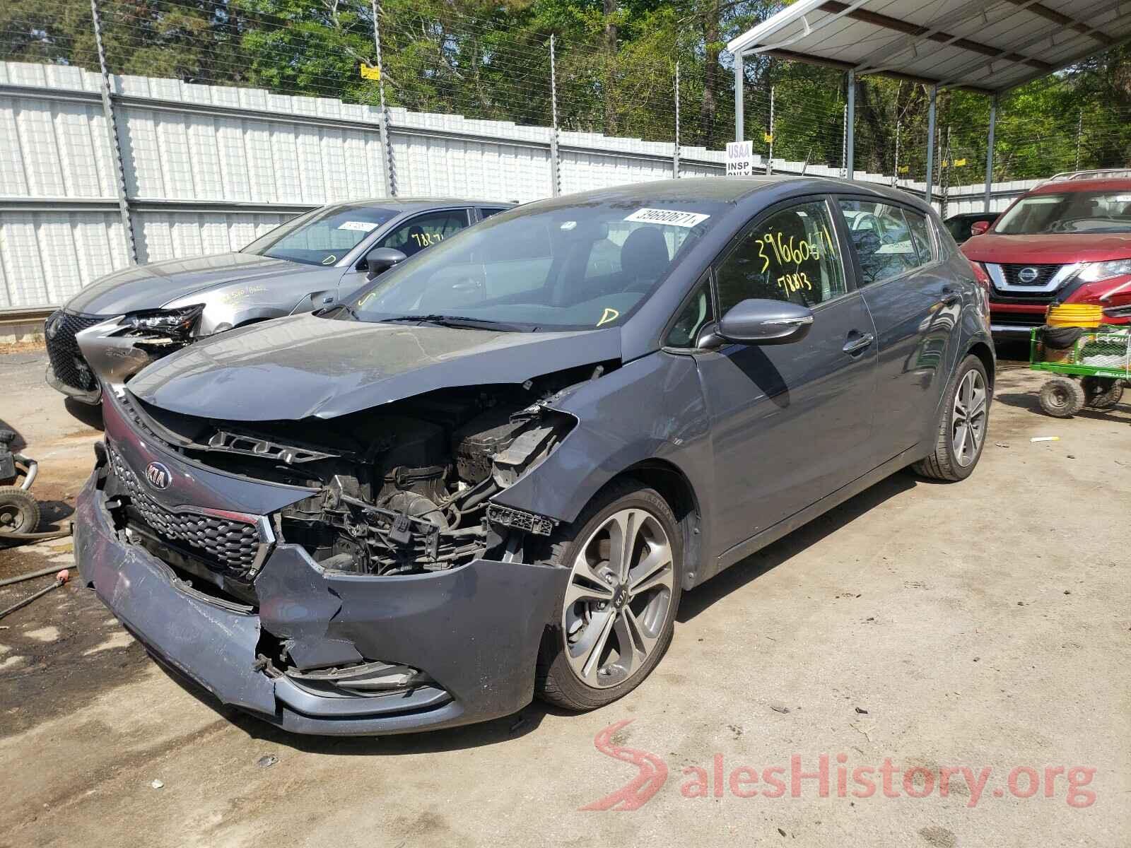 KNAFX5A81G5629364 2016 KIA FORTE