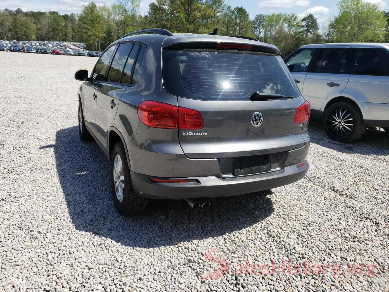 WVGAV7AX8HK040493 2017 VOLKSWAGEN TIGUAN