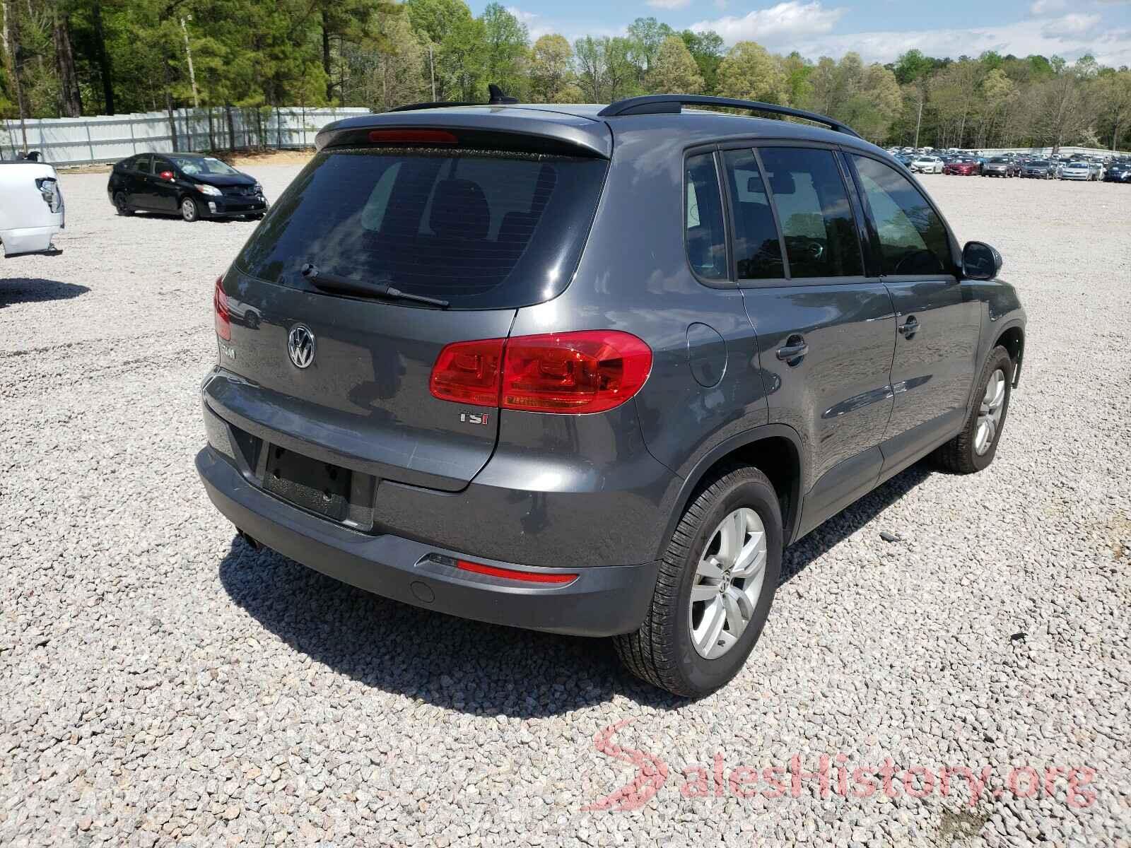 WVGAV7AX8HK040493 2017 VOLKSWAGEN TIGUAN