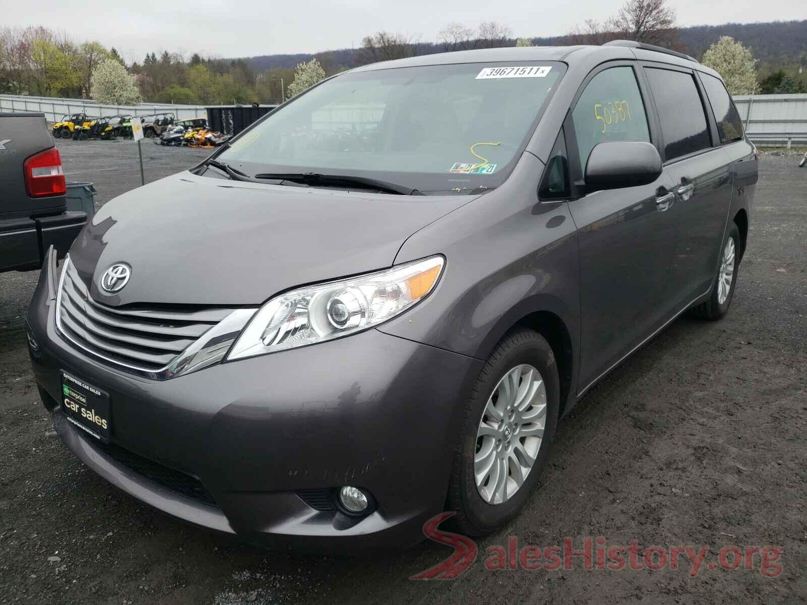 5TDYZ3DCXHS842559 2017 TOYOTA SIENNA