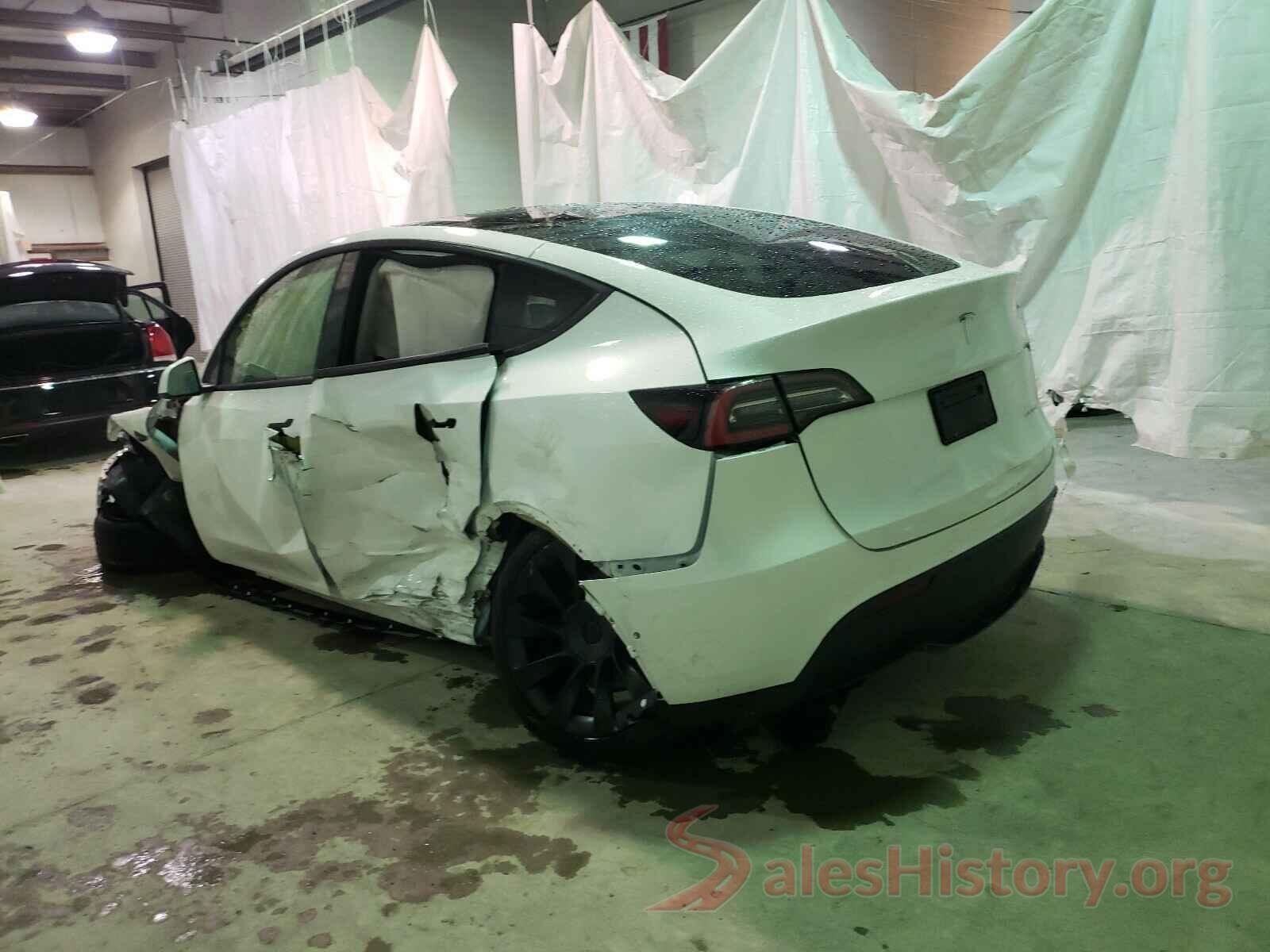 5YJYGDEE7MF123800 2021 TESLA MODEL Y