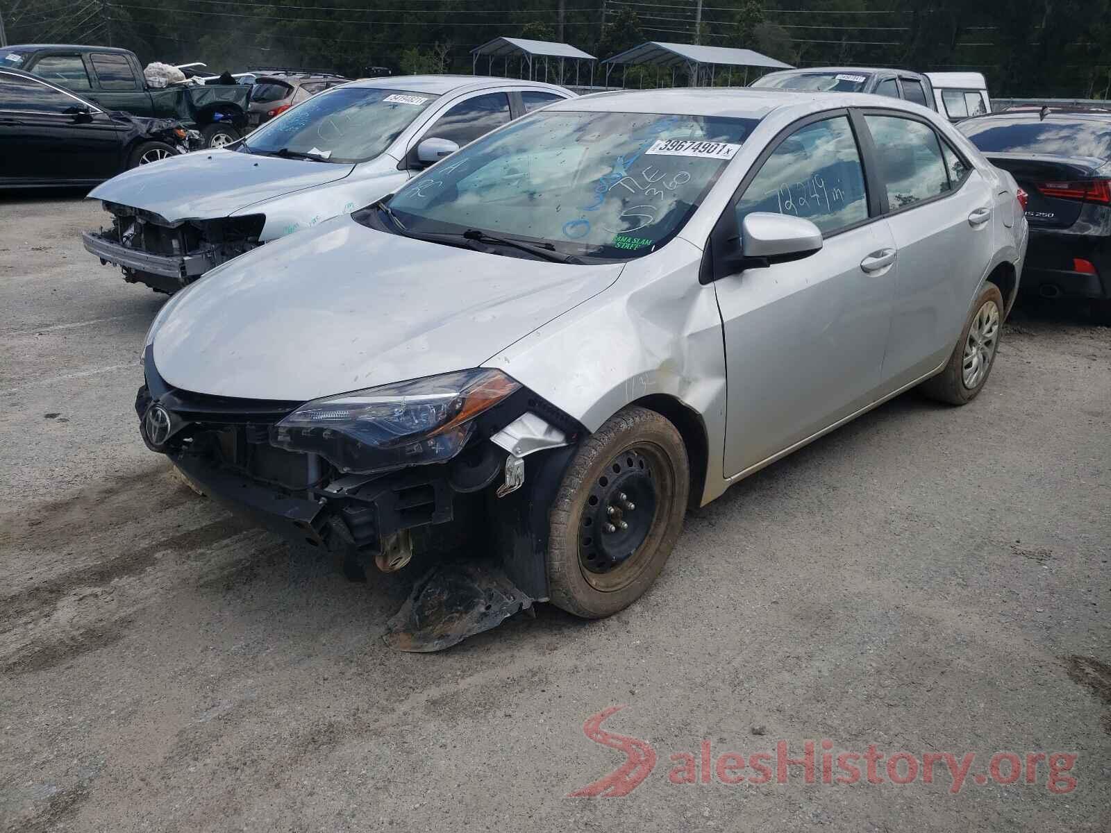 5YFBURHE8KP874820 2019 TOYOTA COROLLA