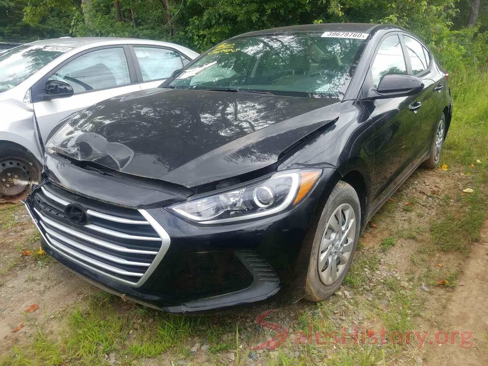 KMHD74LF2HU396727 2017 HYUNDAI ELANTRA