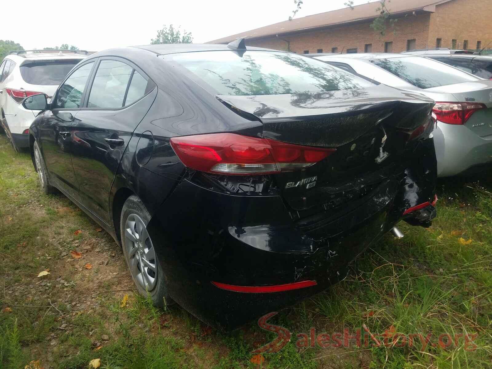 KMHD74LF2HU396727 2017 HYUNDAI ELANTRA