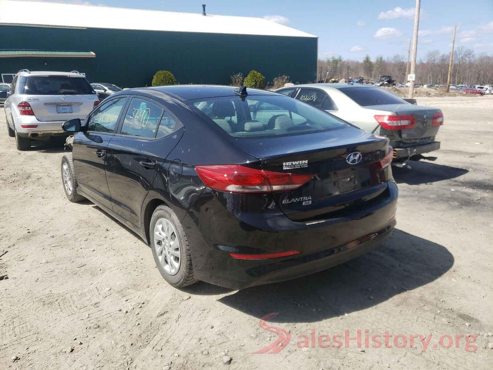 KMHD74LF4HU402107 2017 HYUNDAI ELANTRA