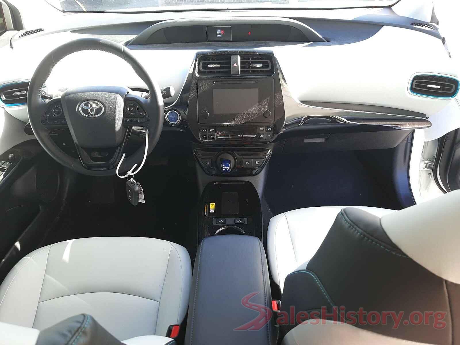 JTDKARFU0K3086366 2019 TOYOTA PRIUS