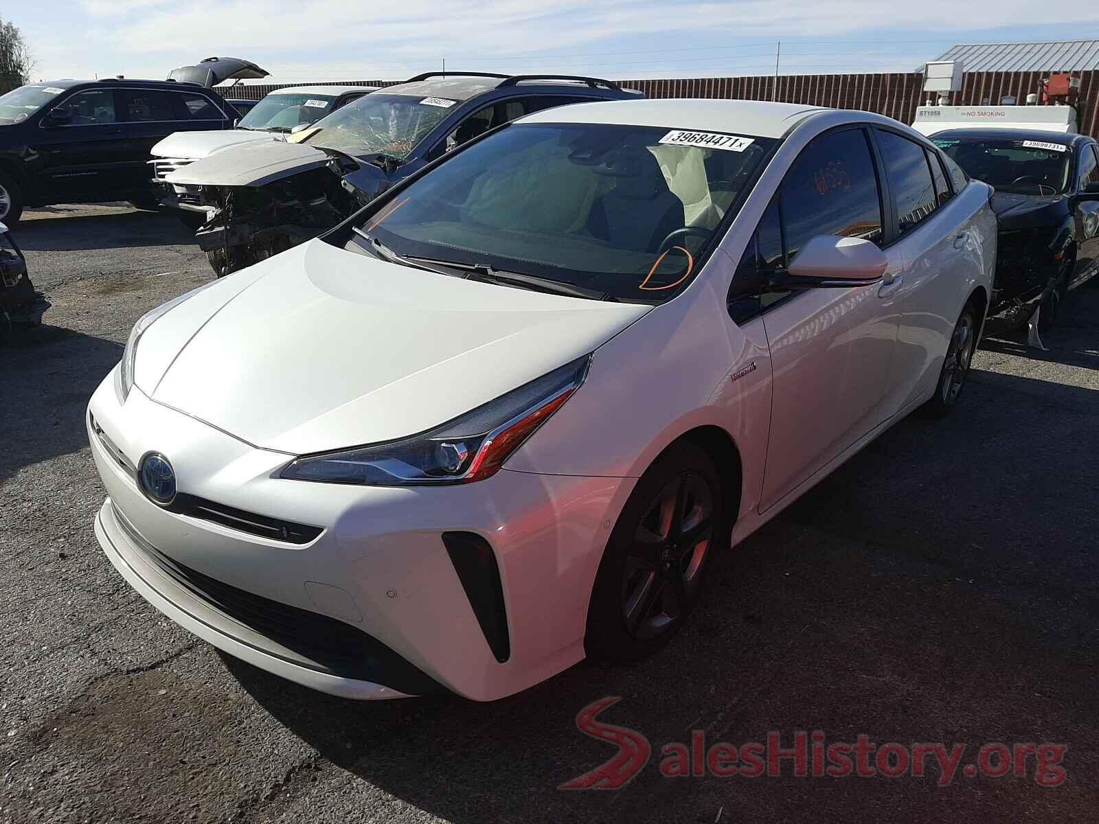 JTDKARFU0K3086366 2019 TOYOTA PRIUS