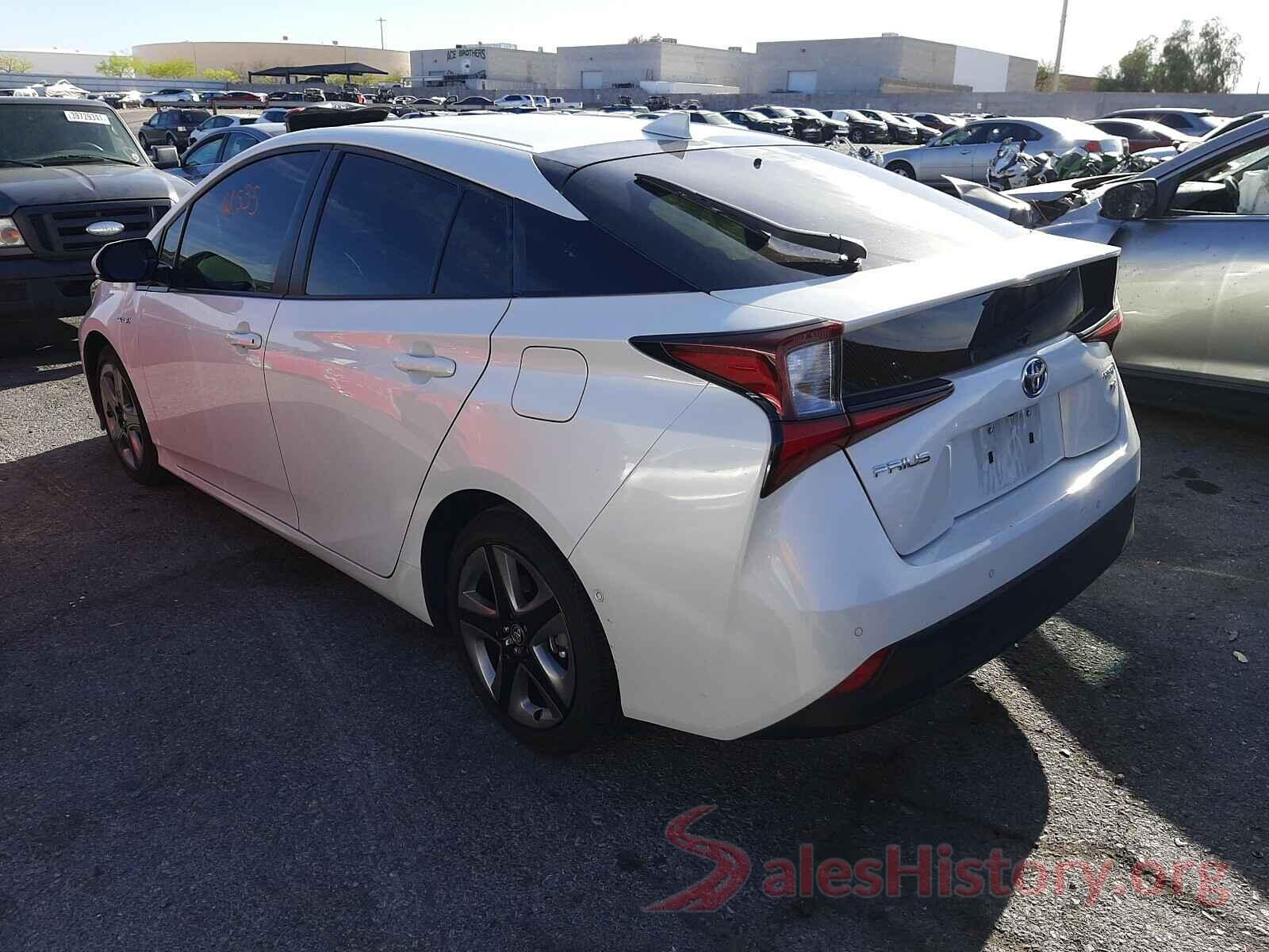 JTDKARFU0K3086366 2019 TOYOTA PRIUS