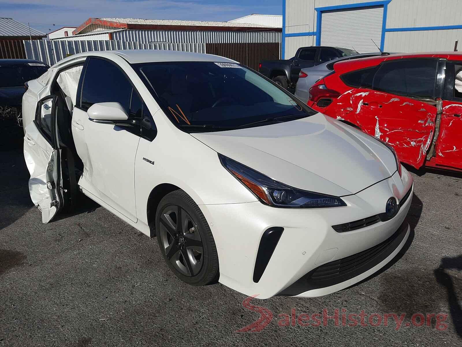 JTDKARFU0K3086366 2019 TOYOTA PRIUS