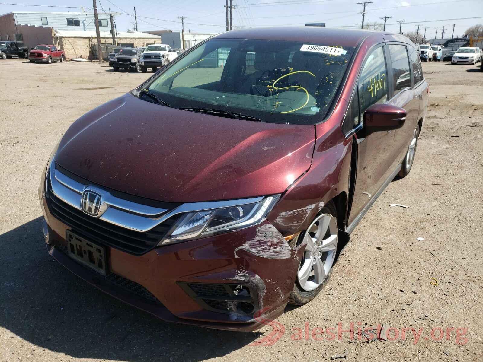 5FNRL6H57JB084807 2018 HONDA ODYSSEY