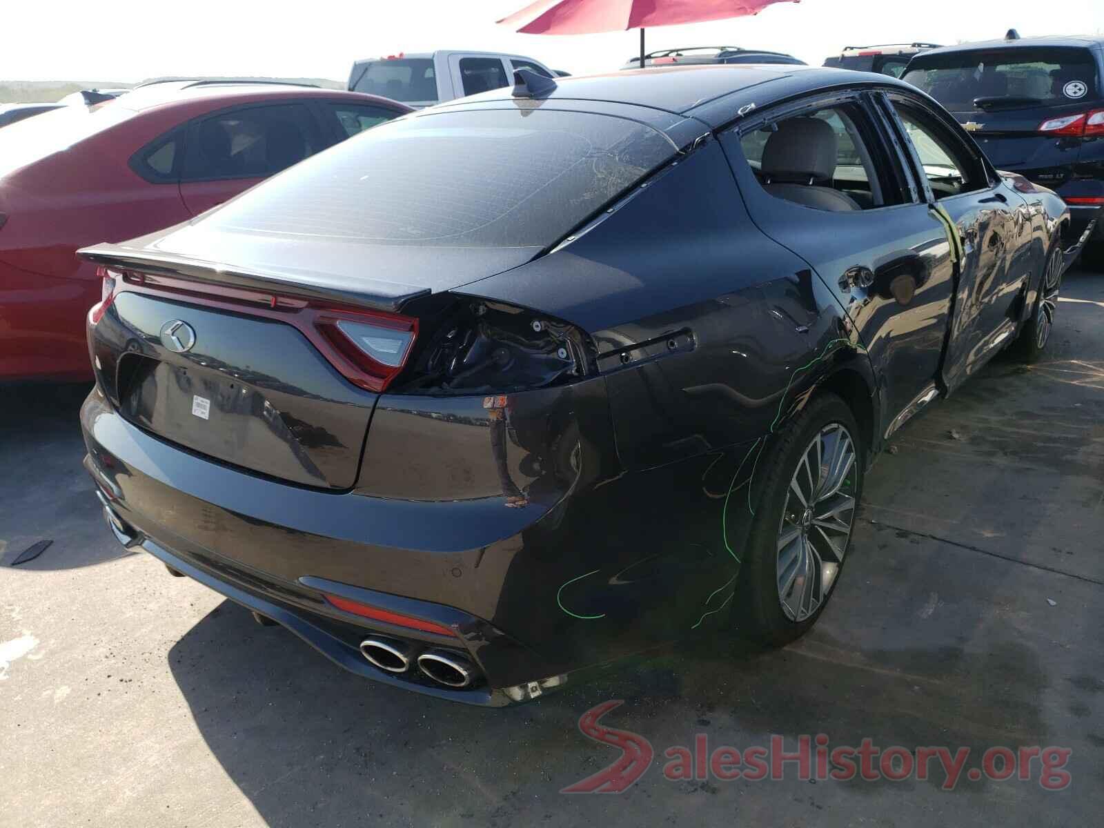 KNAE15LAXK6049627 2019 KIA STINGER