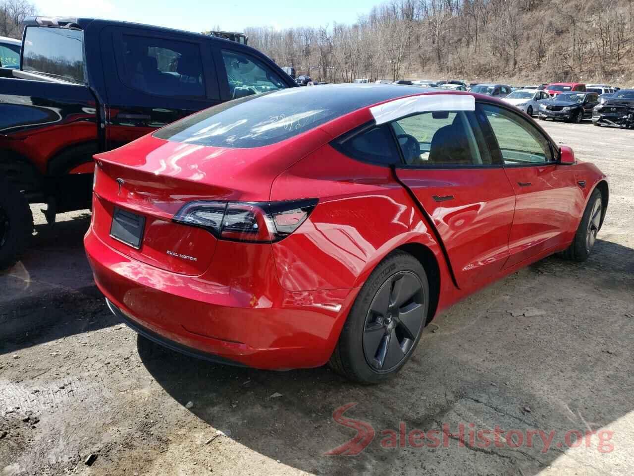 5YJ3E1EB7MF916034 2021 TESLA MODEL 3