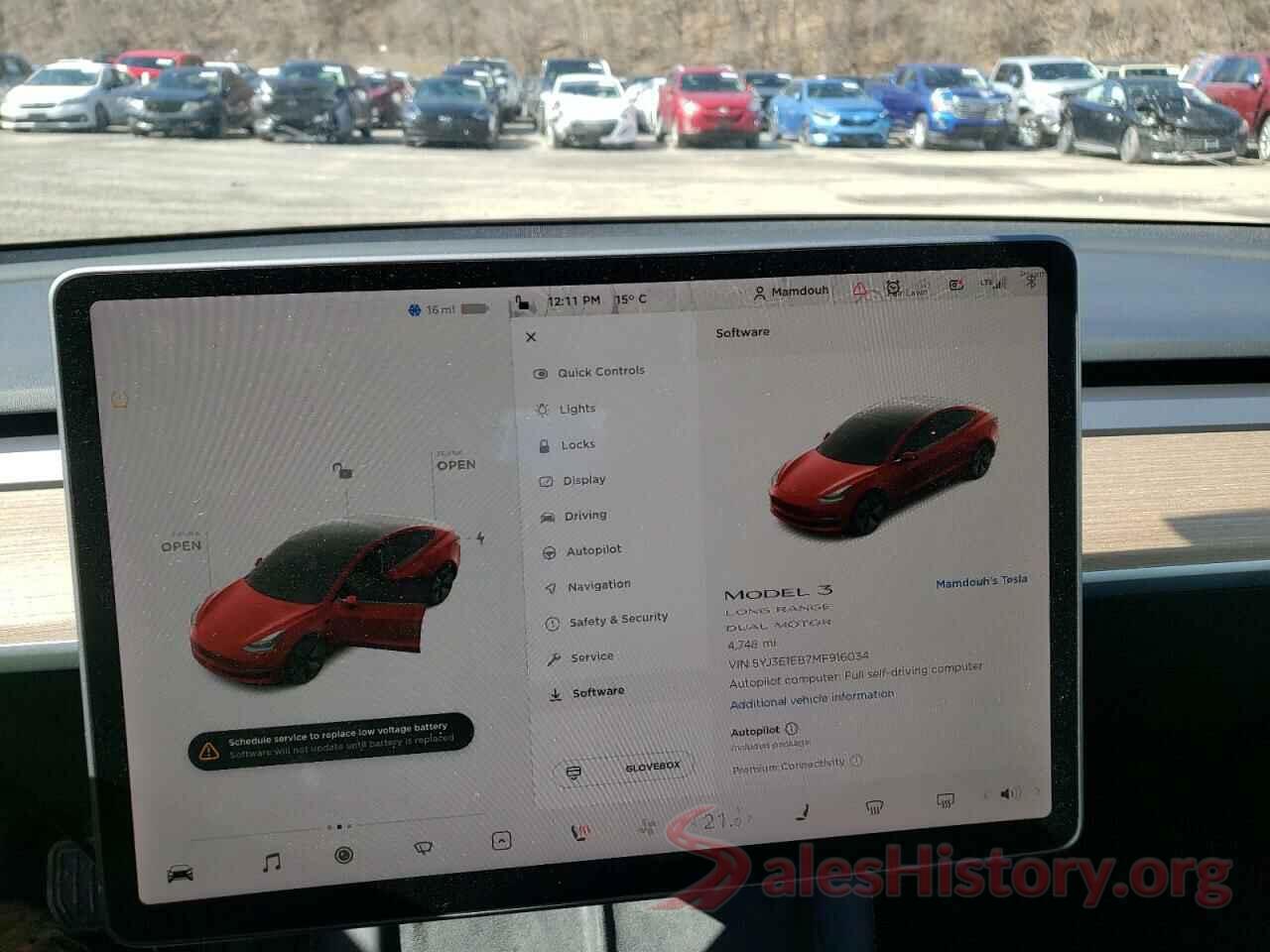 5YJ3E1EB7MF916034 2021 TESLA MODEL 3