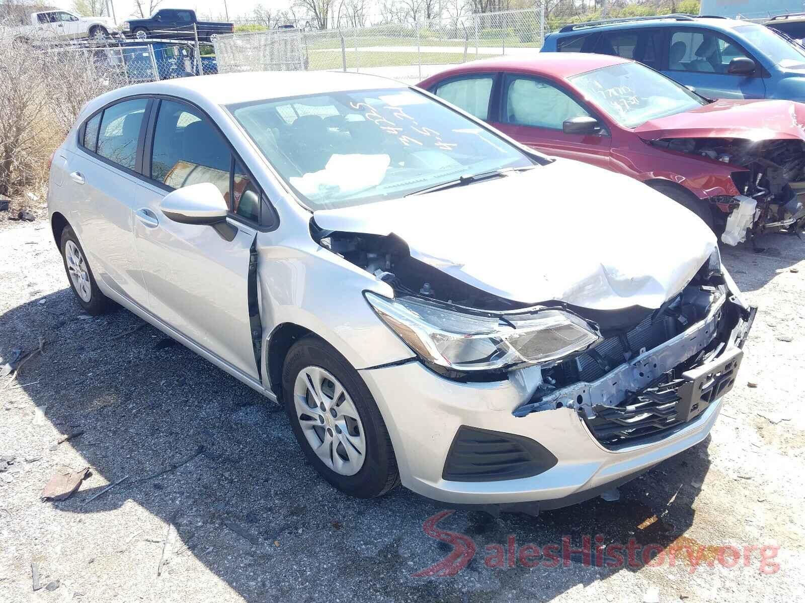 3G1BC6SM8KS602491 2019 CHEVROLET CRUZE