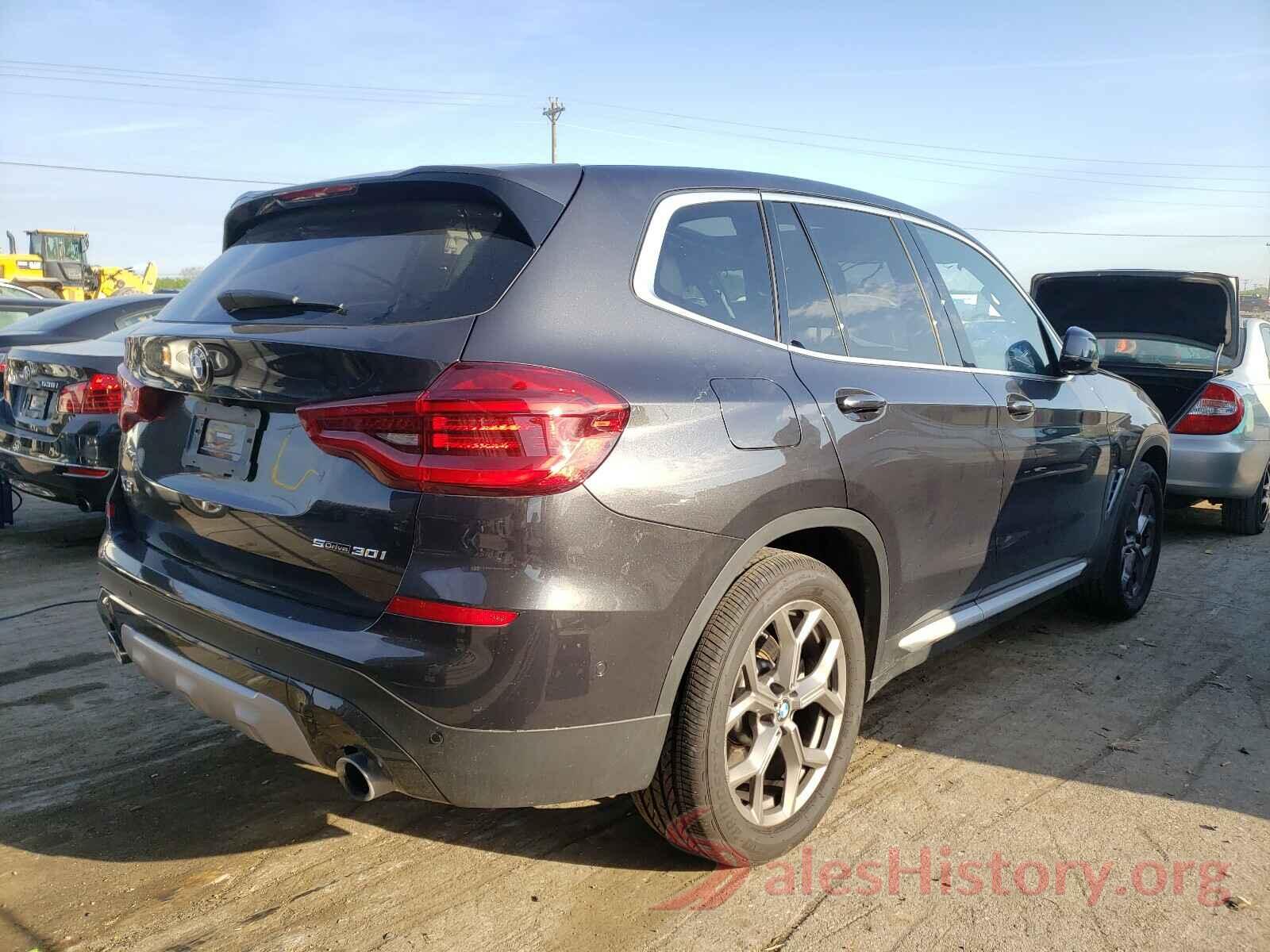 5UXTY3C04M9D85097 2021 BMW X3