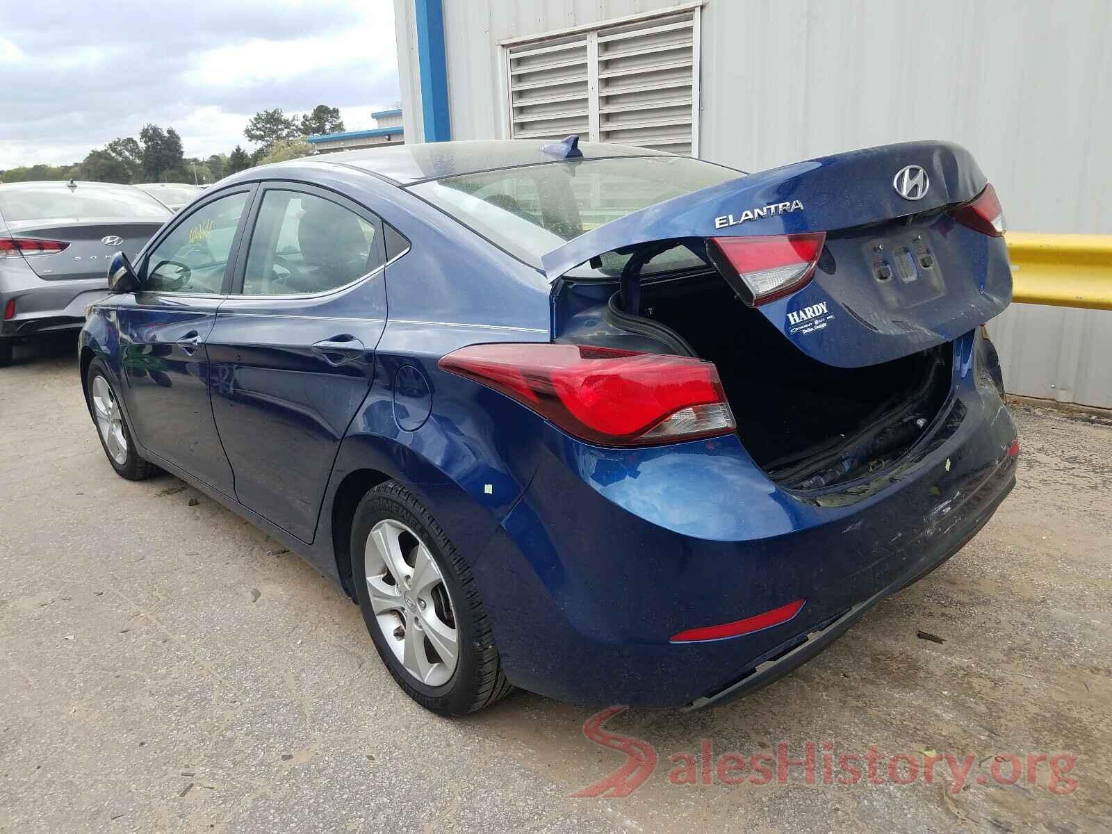 5NPDH4AE0GH738812 2016 HYUNDAI ELANTRA