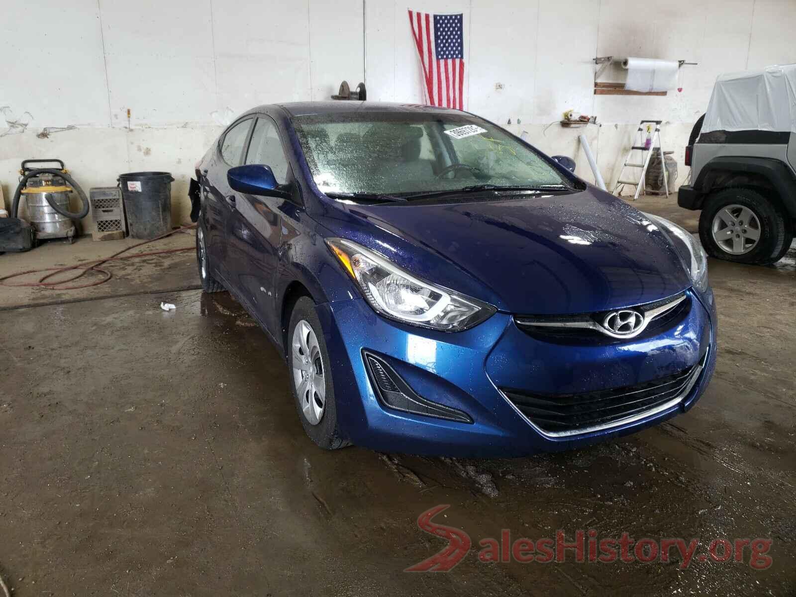 5NPDH4AE8GH786915 2016 HYUNDAI ELANTRA