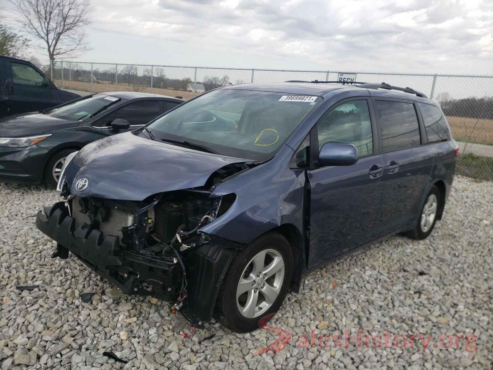 5TDKK3DC9GS725385 2016 TOYOTA SIENNA