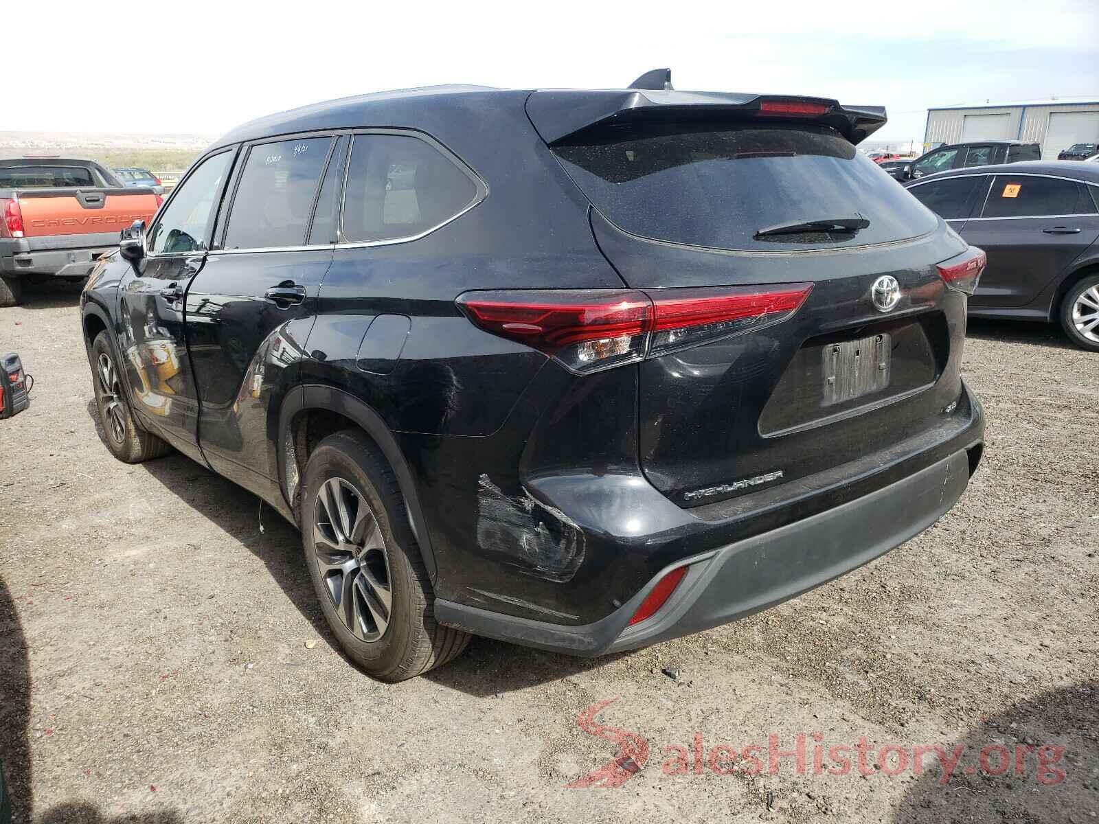 5TDGZRAH1LS503115 2020 TOYOTA HIGHLANDER