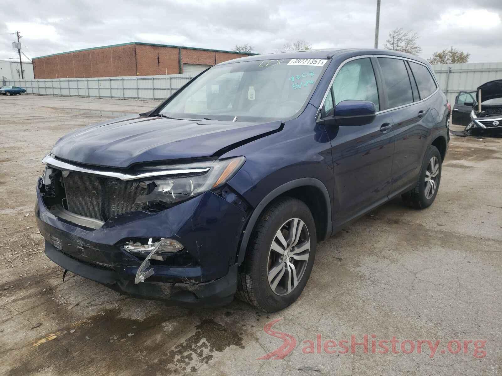 5FNYF6H52GB039303 2016 HONDA PILOT