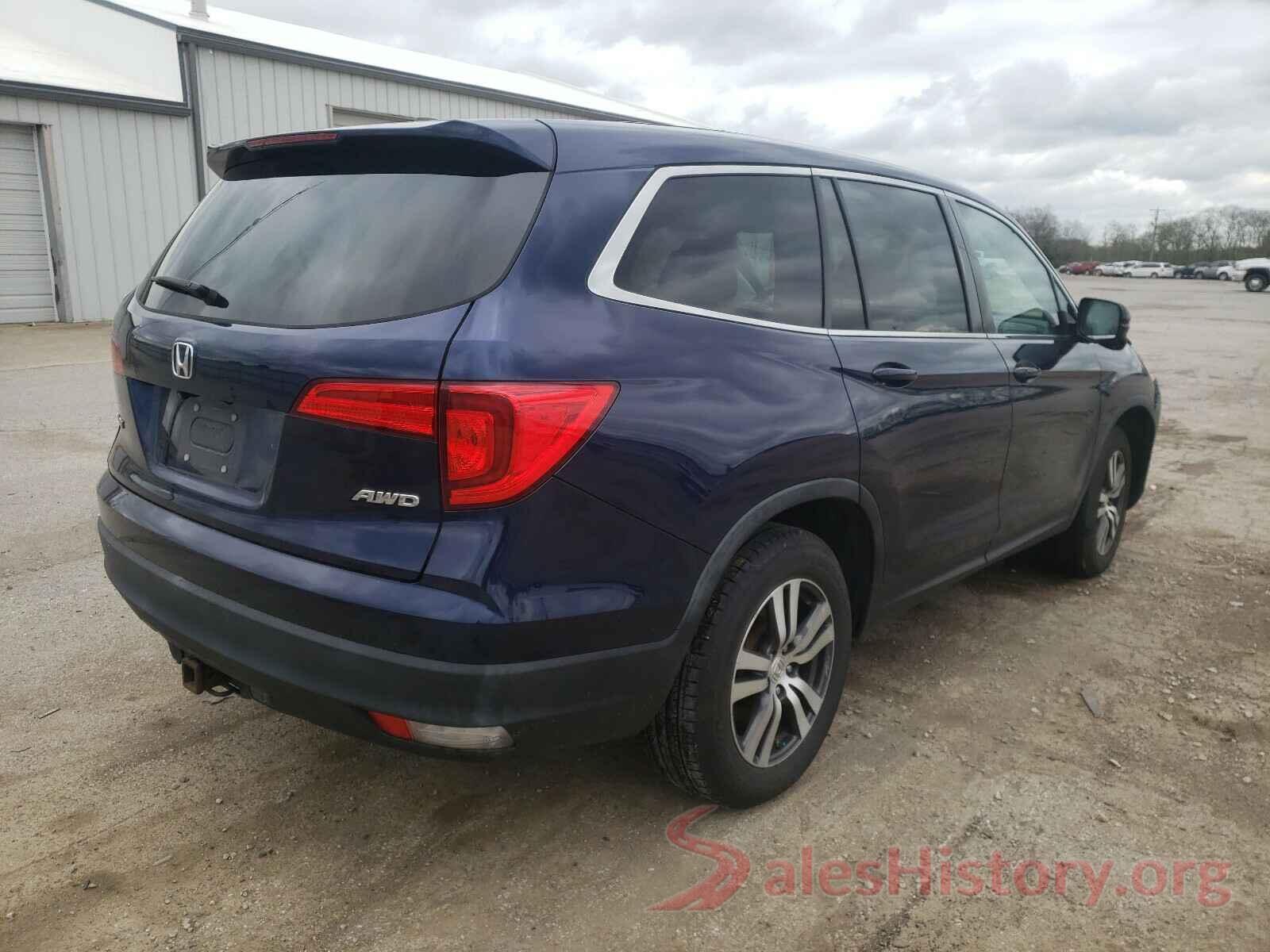 5FNYF6H52GB039303 2016 HONDA PILOT