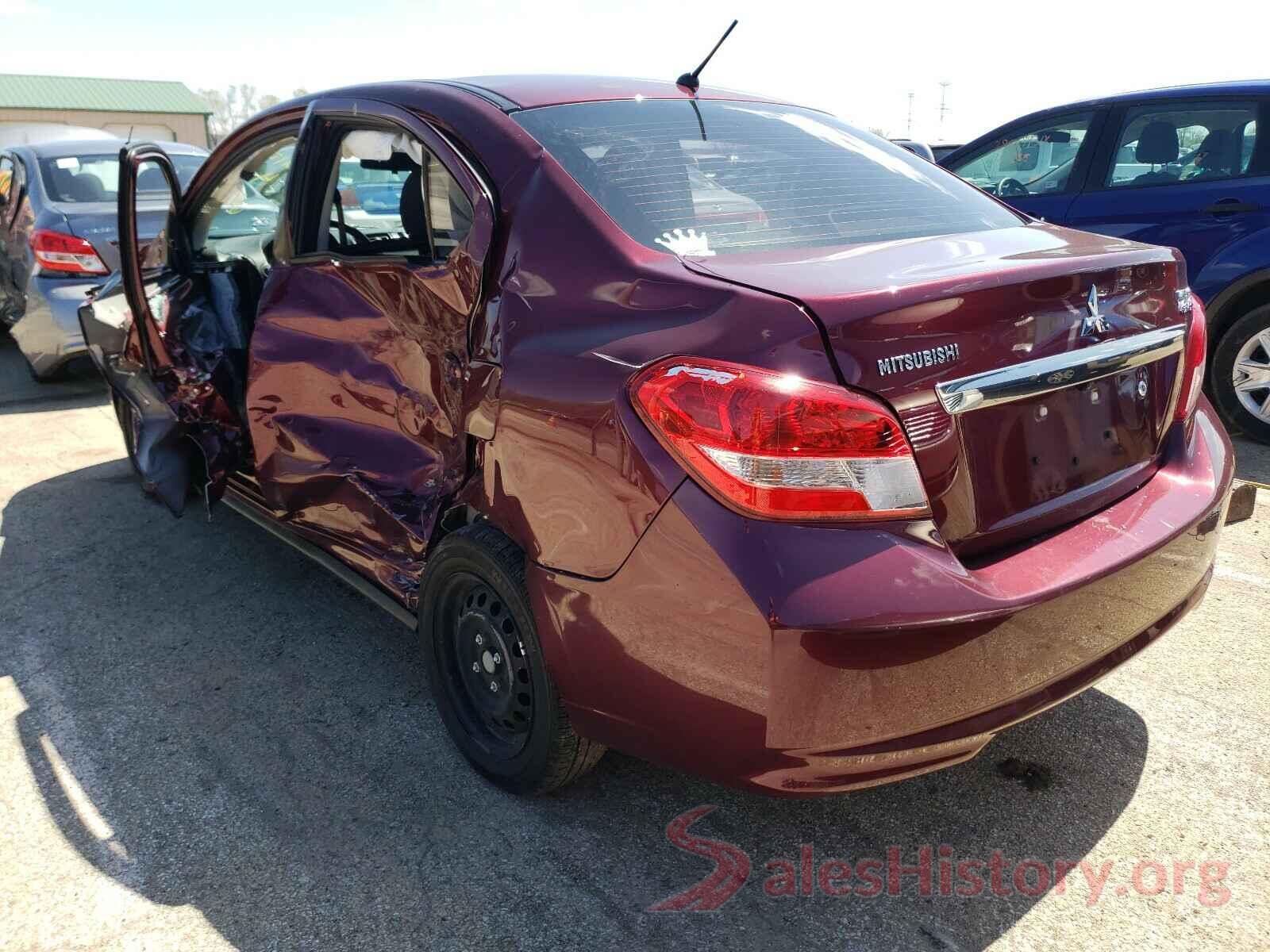 ML32F3FJ5KHF06409 2019 MITSUBISHI MIRAGE