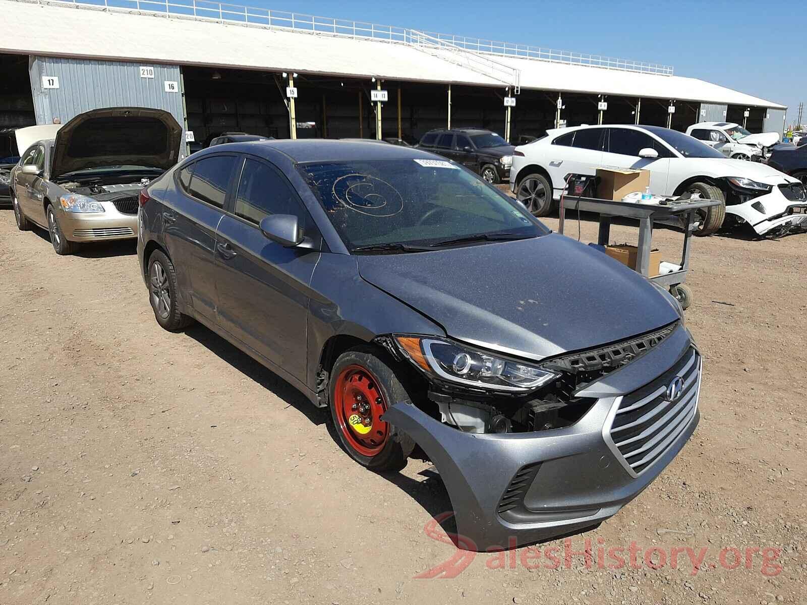 KMHD84LFXJU542925 2018 HYUNDAI ELANTRA