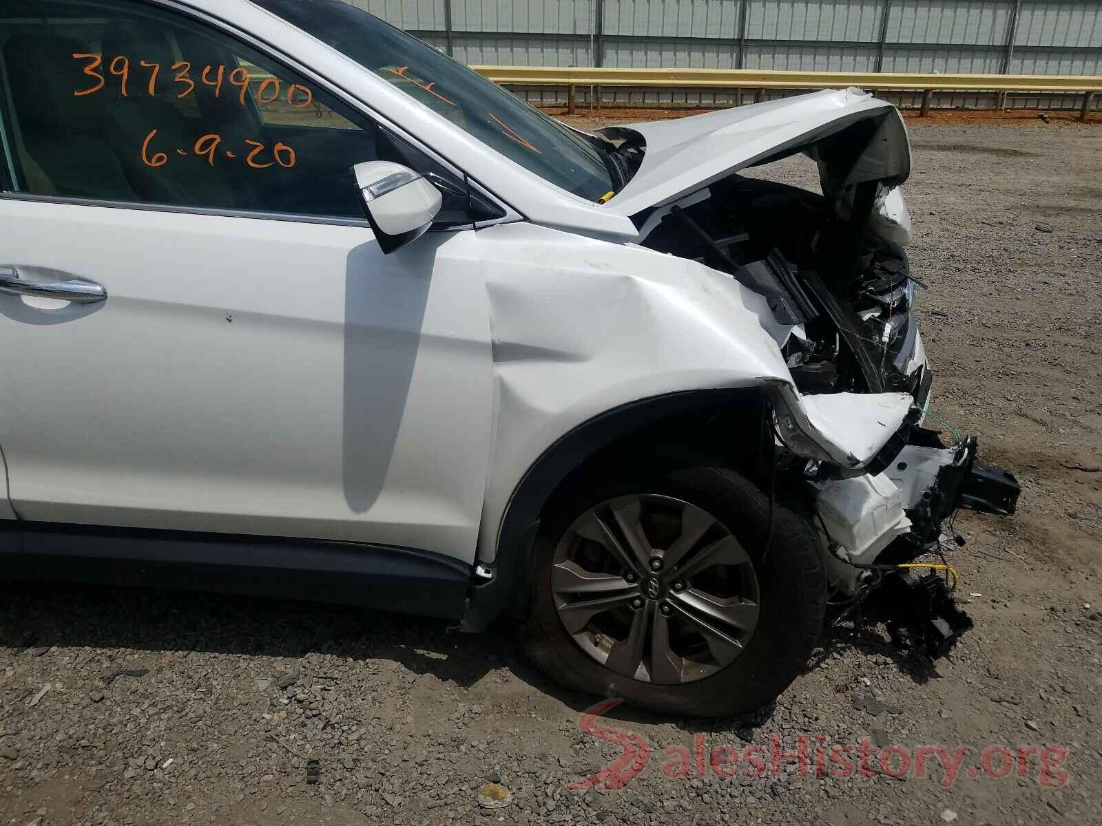 5XYZUDLB5GG313209 2016 HYUNDAI SANTA FE