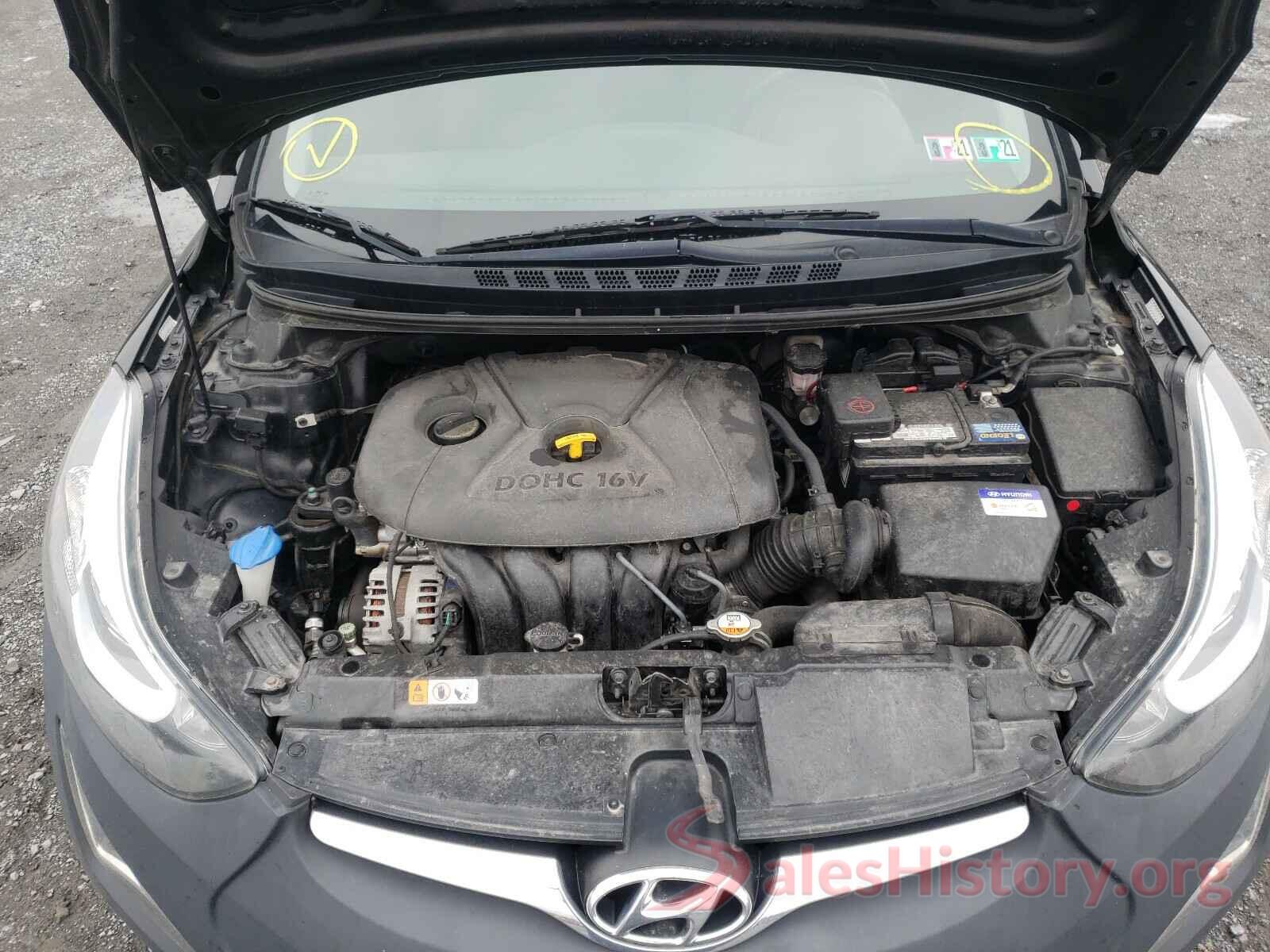 KMHDH4AE1GU604666 2016 HYUNDAI ELANTRA