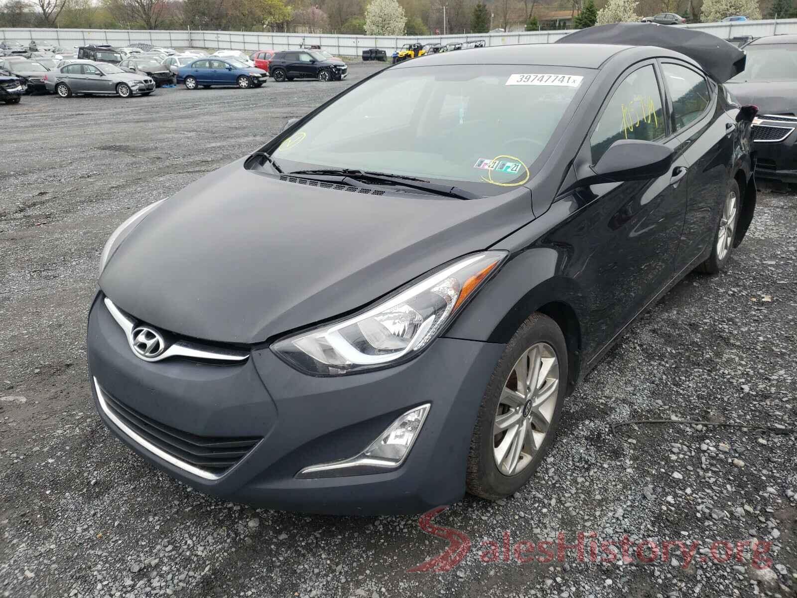 KMHDH4AE1GU604666 2016 HYUNDAI ELANTRA