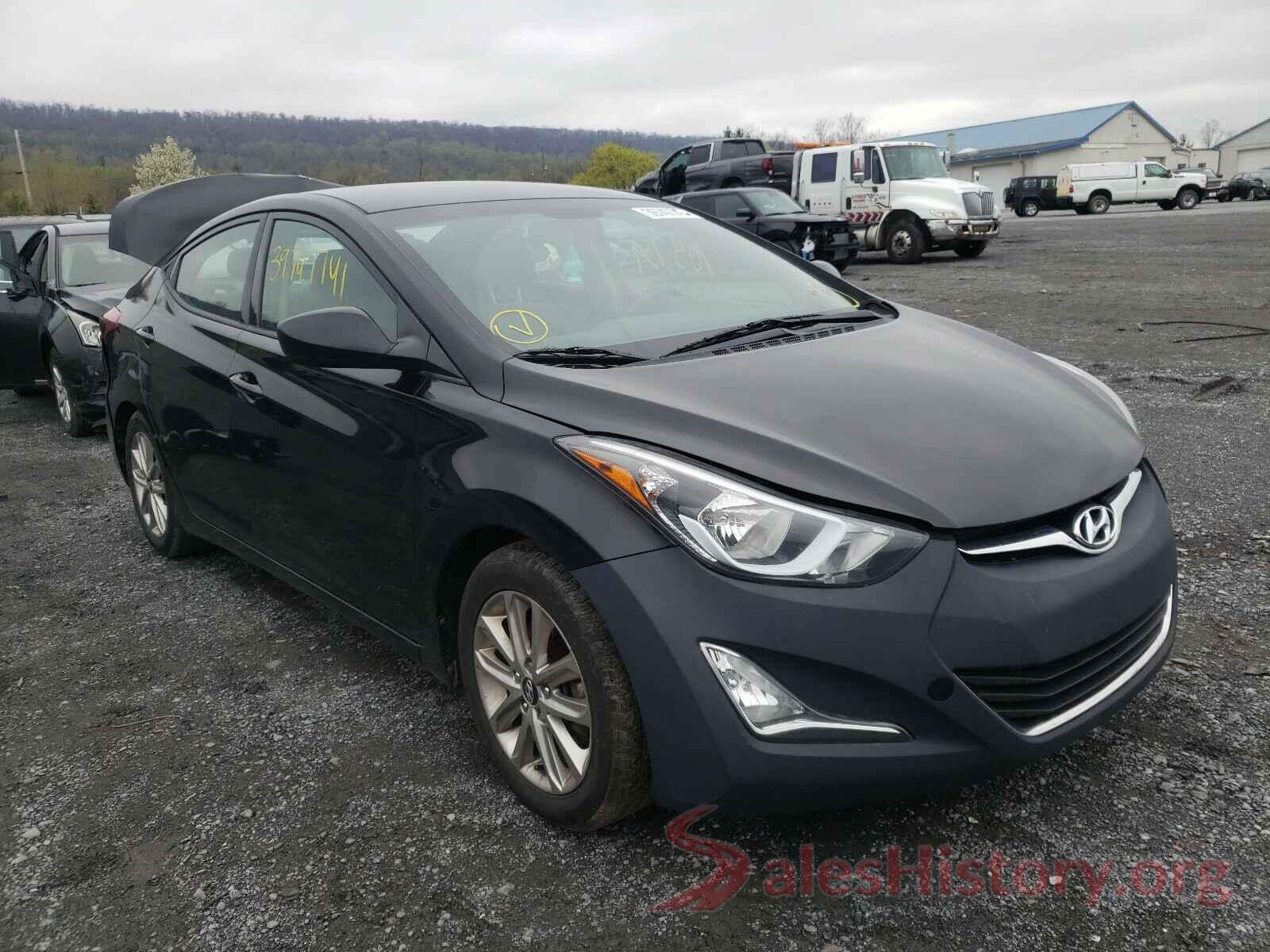 KMHDH4AE1GU604666 2016 HYUNDAI ELANTRA