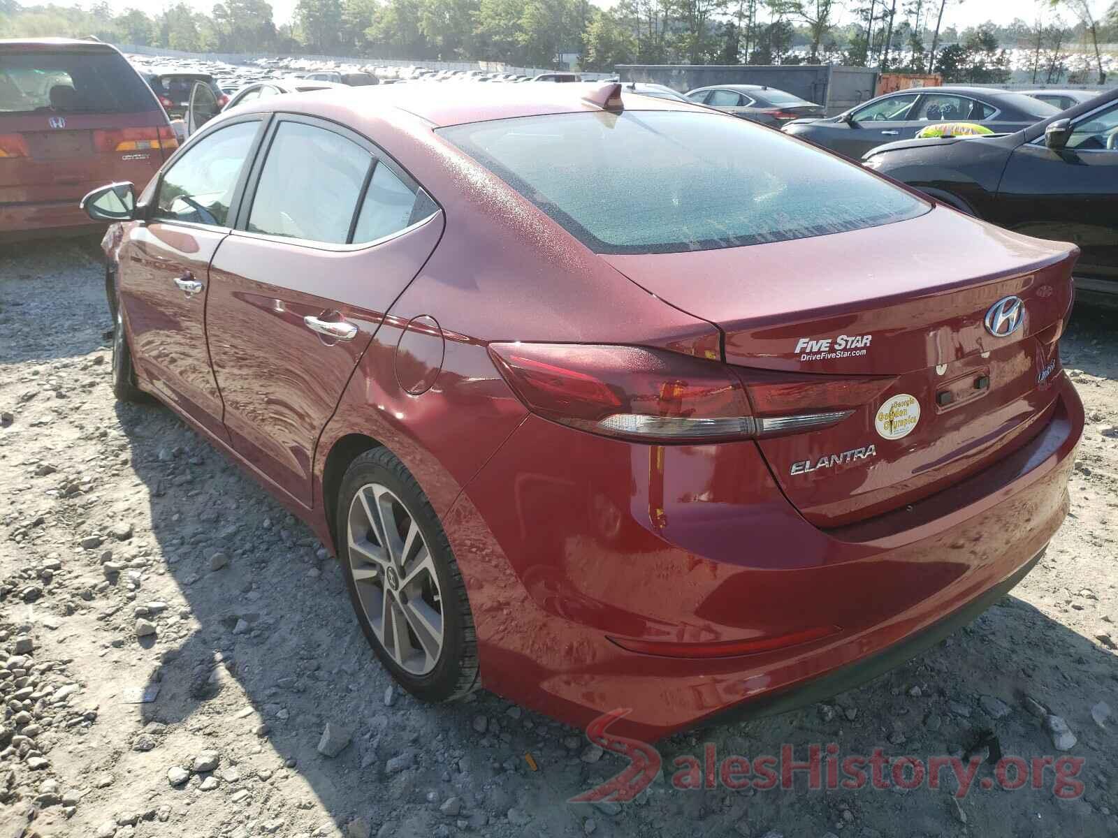 KMHD84LFXHU365688 2017 HYUNDAI ELANTRA