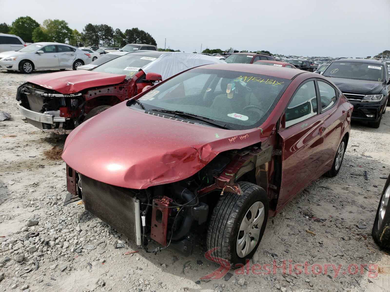 5NPDH4AE7GH778448 2016 HYUNDAI ELANTRA