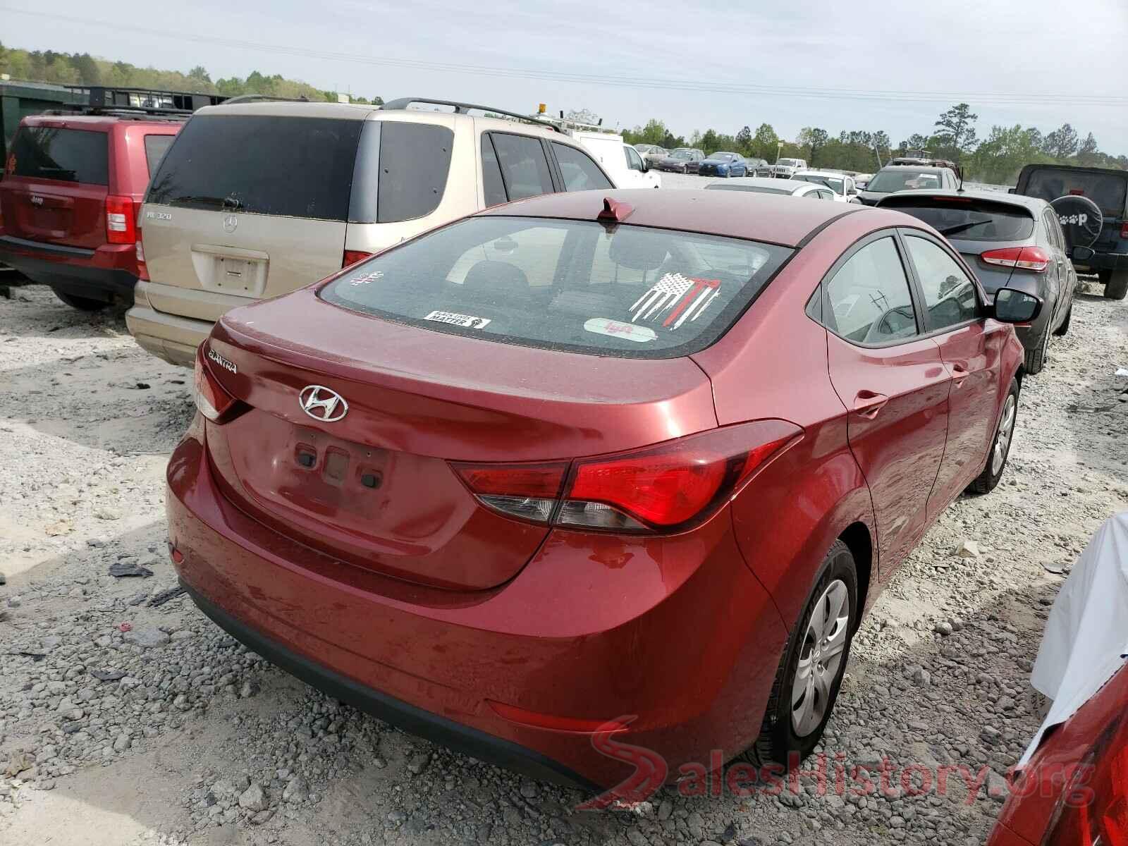 5NPDH4AE7GH778448 2016 HYUNDAI ELANTRA